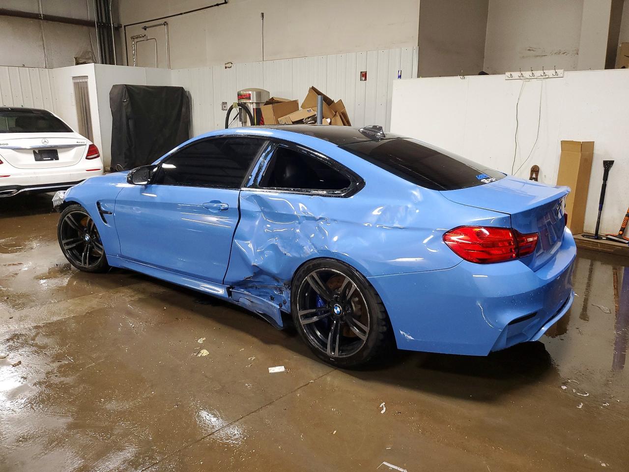 2015 Bmw M4 Blue vin: WBS3R9C50FK330922