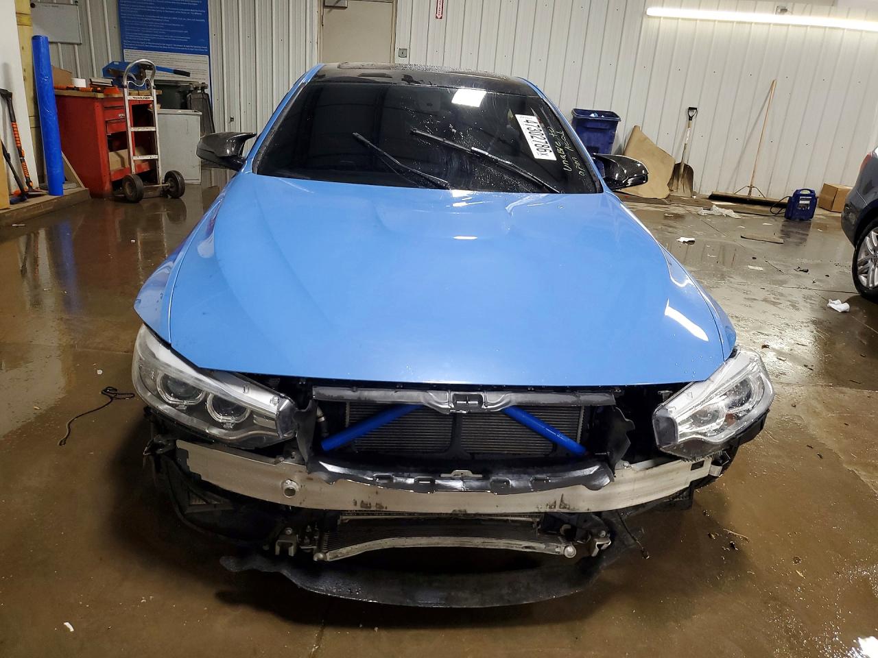 2015 Bmw M4 Blue vin: WBS3R9C50FK330922