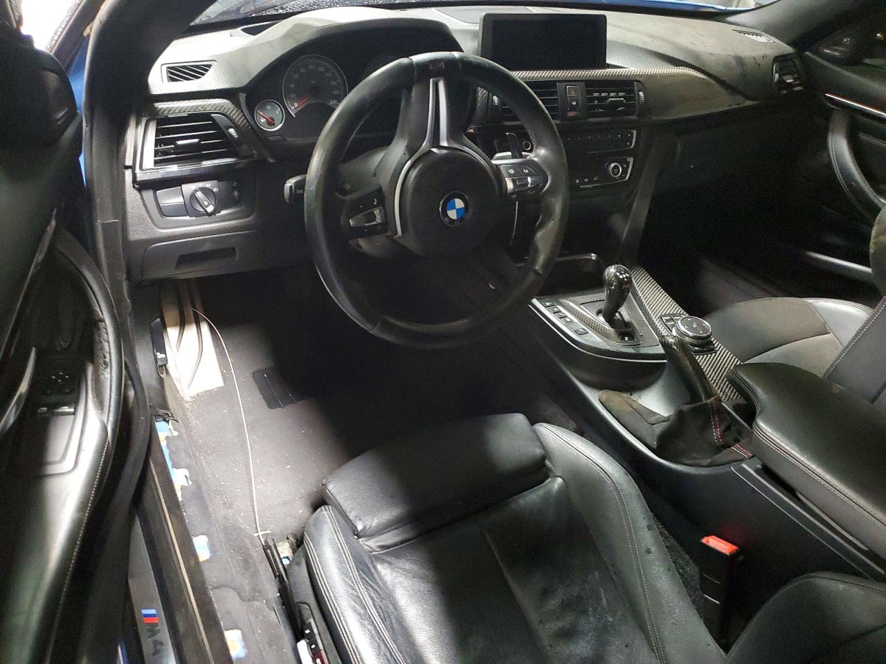 2015 Bmw M4 Blue vin: WBS3R9C50FK330922
