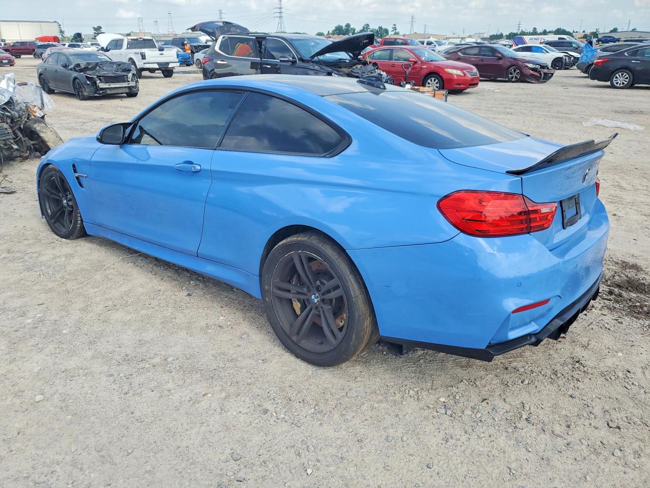2015 Bmw M4 Blue vin: WBS3R9C50FK331844