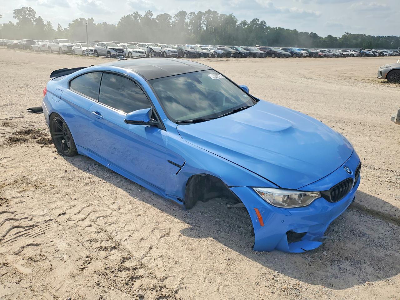 2015 Bmw M4 Blue vin: WBS3R9C50FK331844