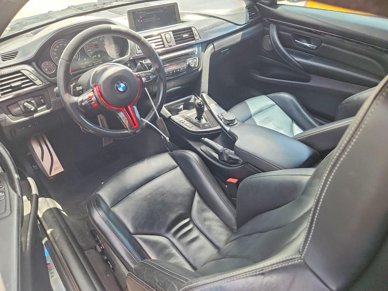 2015 Bmw M4 White vin: WBS3R9C50FK333707