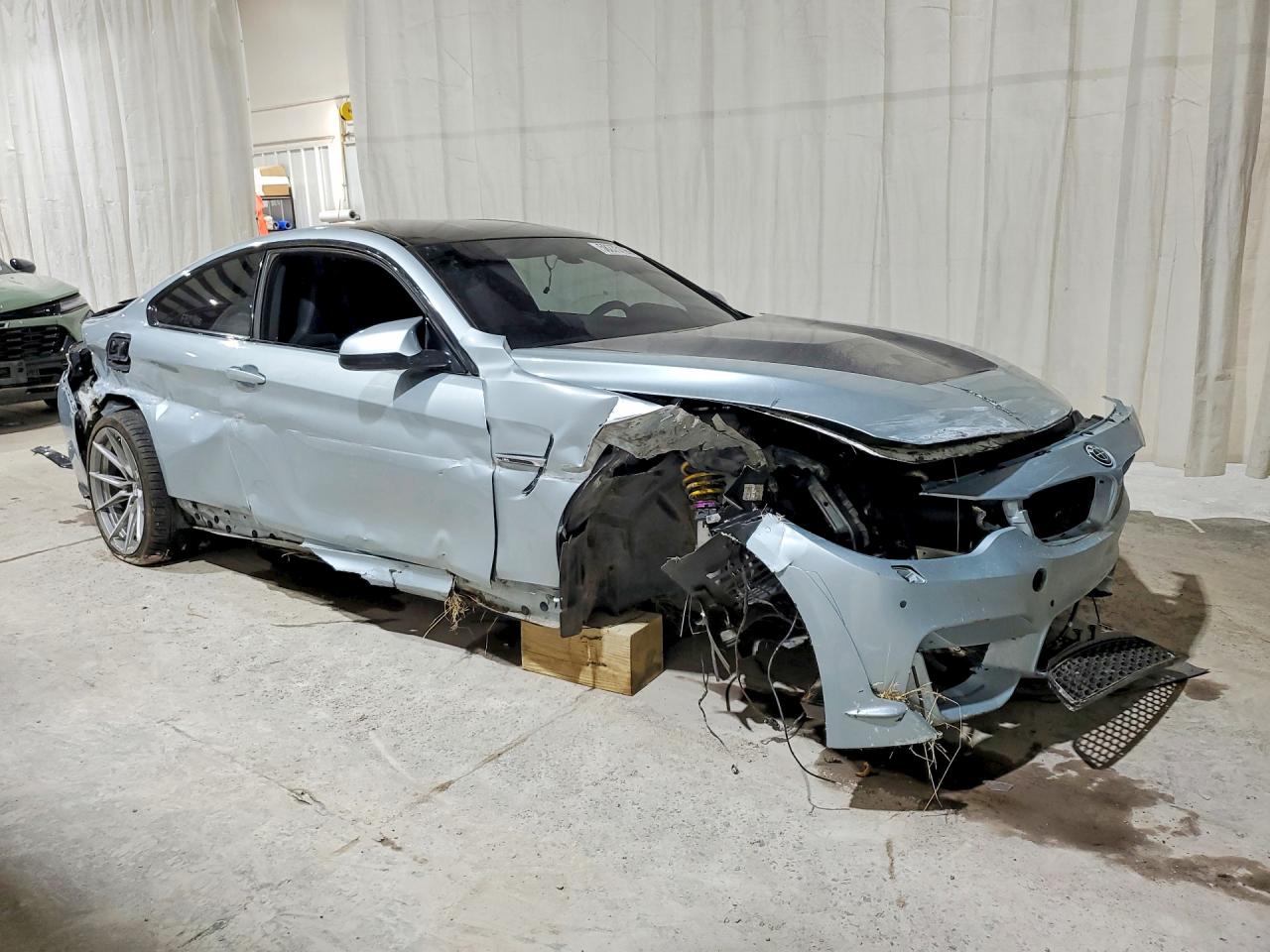 2015 Bmw M4 Silver vin: WBS3R9C52FK329304