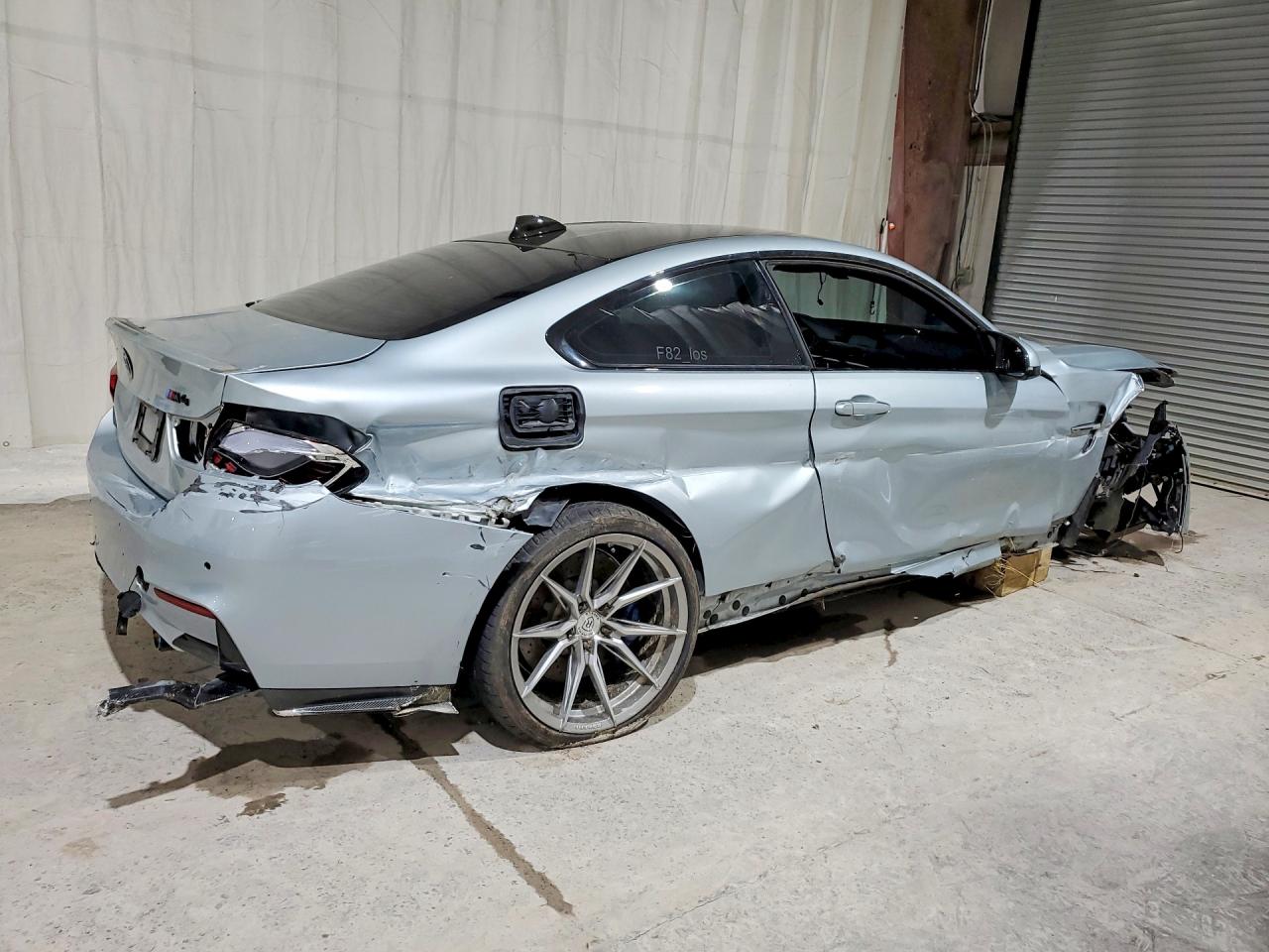 2015 Bmw M4 Silver vin: WBS3R9C52FK329304