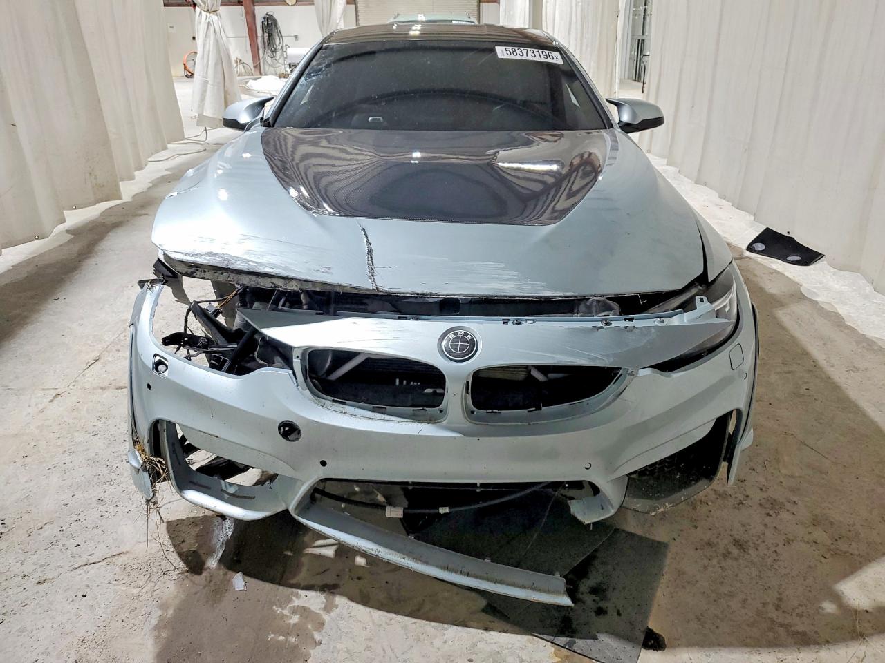 2015 Bmw M4 Silver vin: WBS3R9C52FK329304