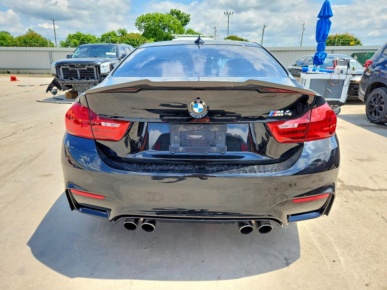 2015 Bmw M4 Black vin: WBS3R9C52FK329562