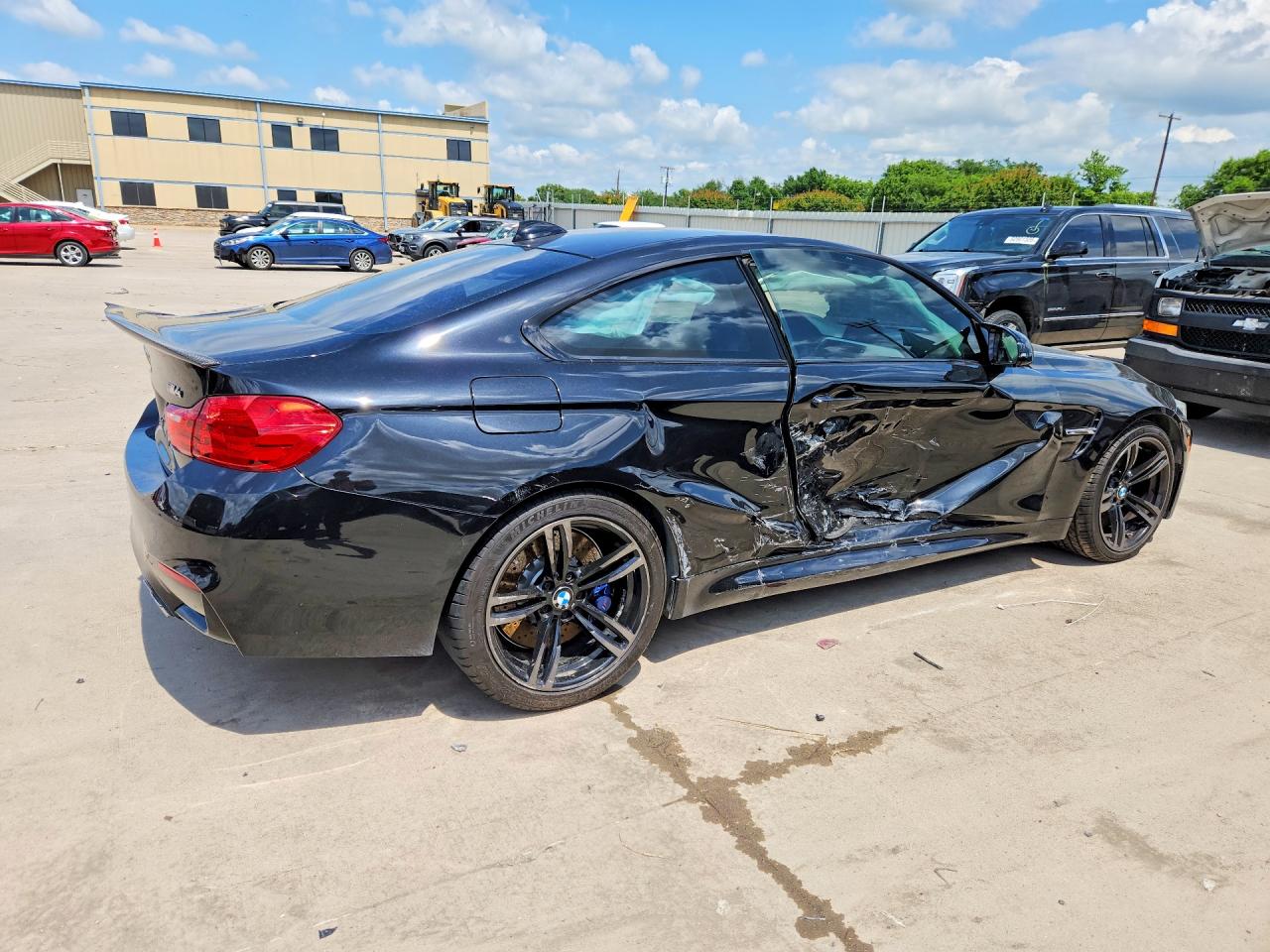 2015 Bmw M4 Black vin: WBS3R9C52FK329562