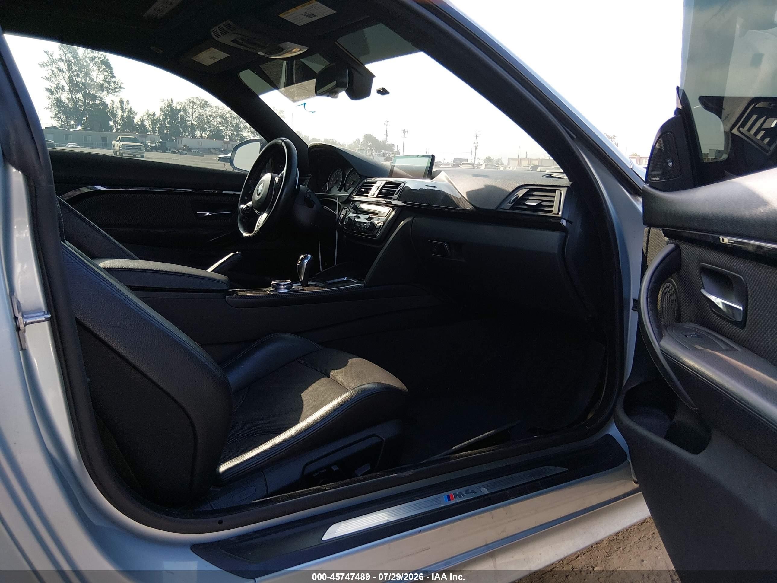 2015 Bmw M4   Gray vin: WBS3R9C52FK329836