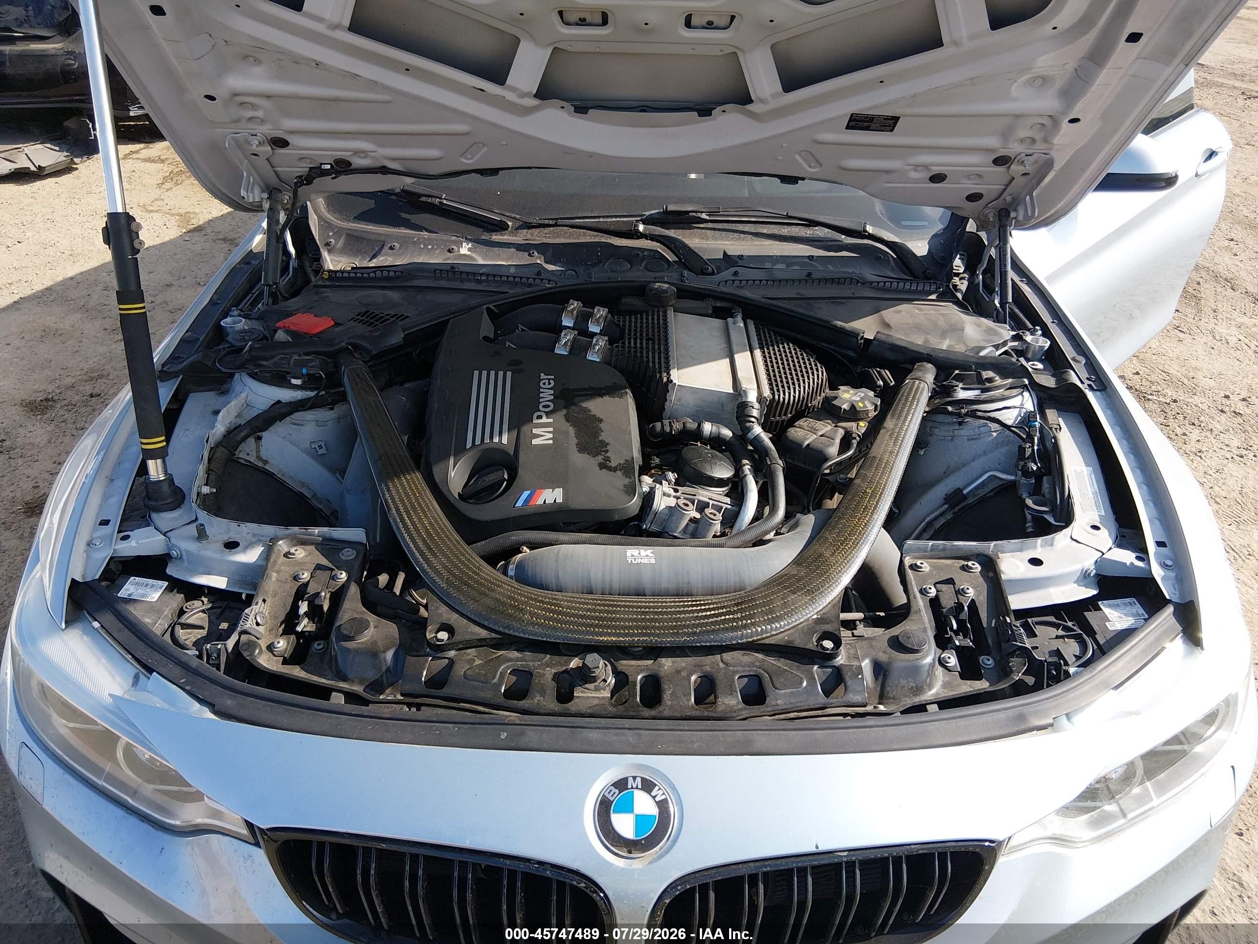 2015 Bmw M4   Gray vin: WBS3R9C52FK329836