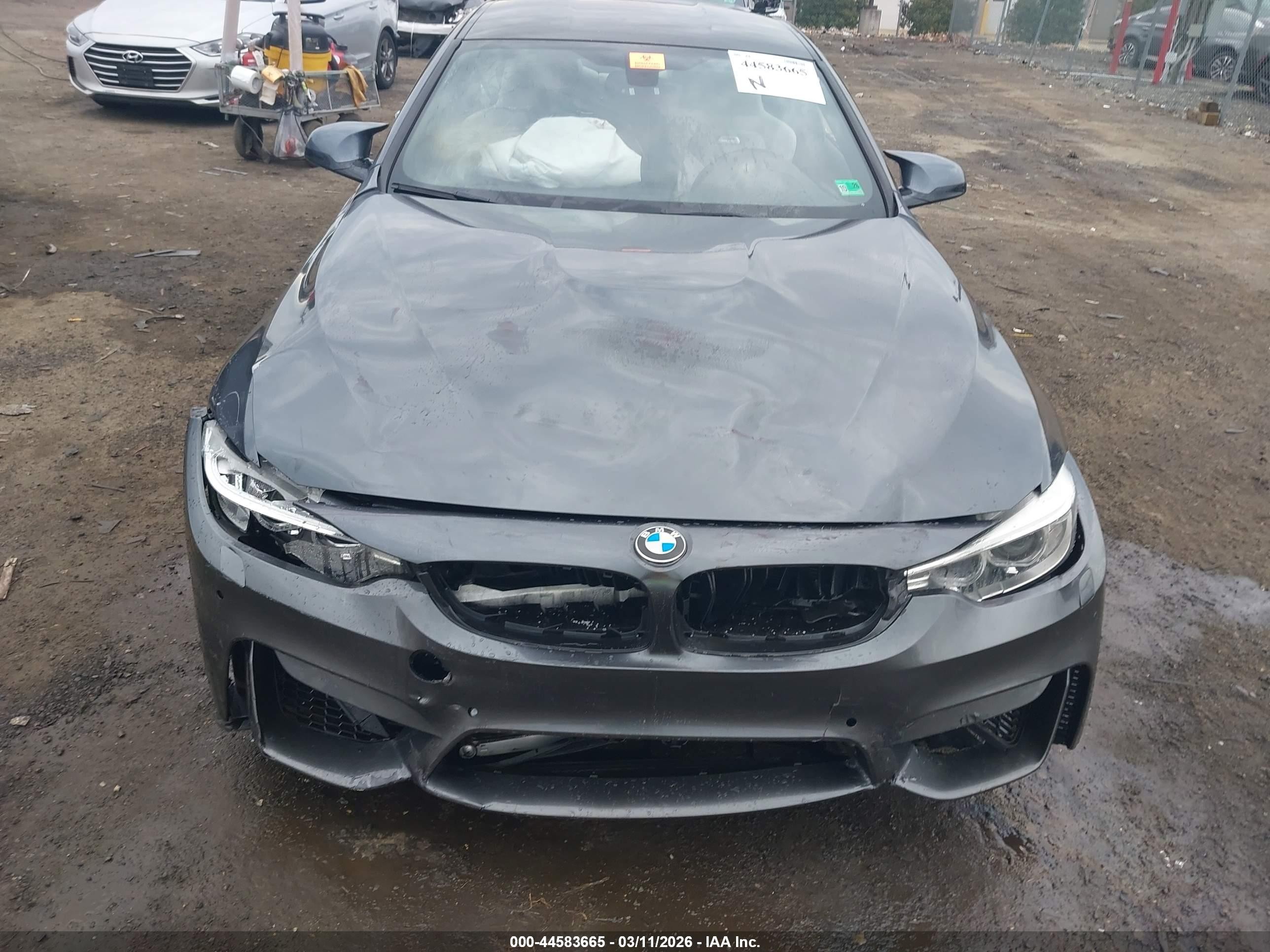 2015 Bmw M4   Gray vin: WBS3R9C52FK331456