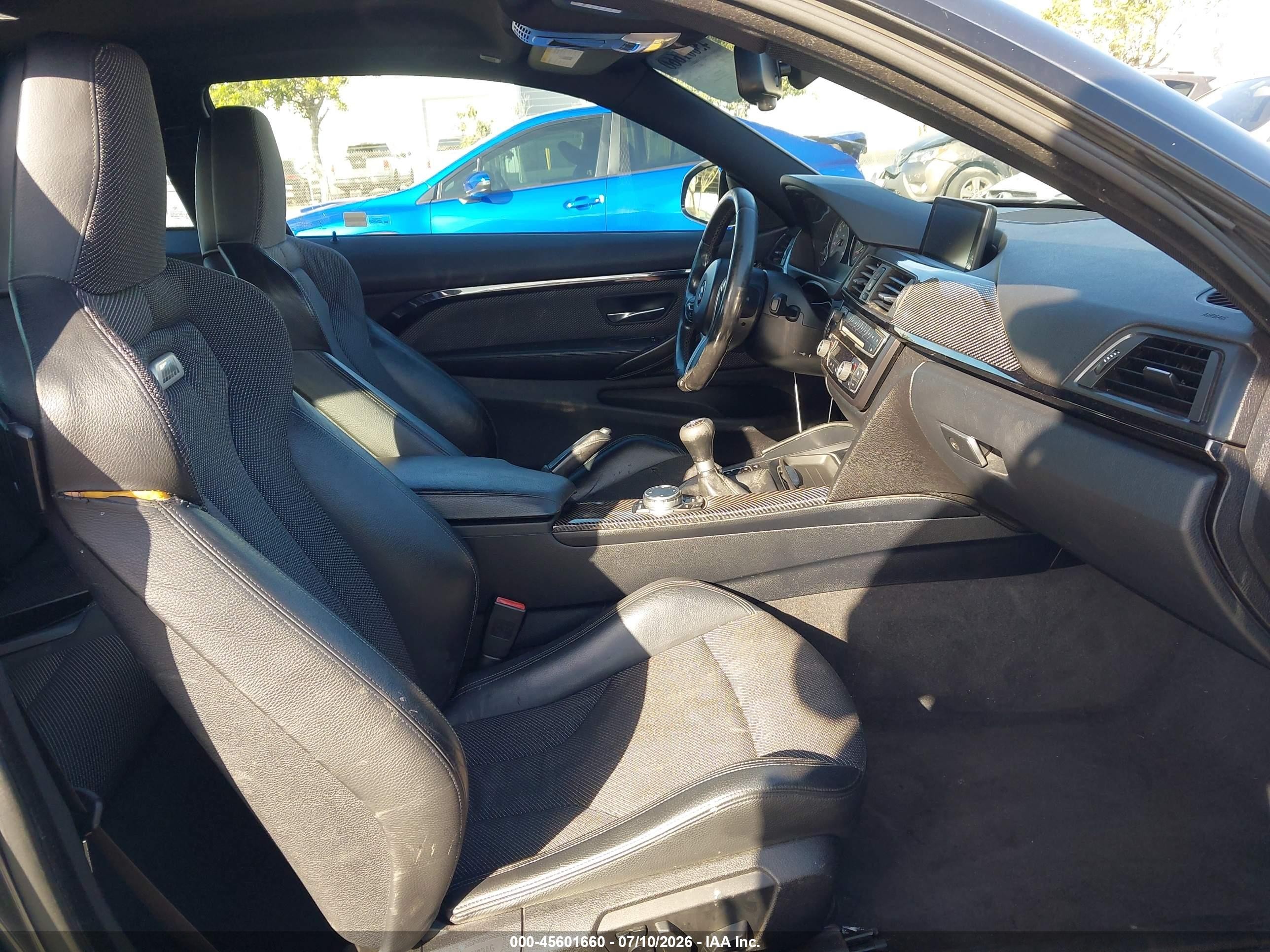 2015 Bmw M4 Gray vin: WBS3R9C52FK331750