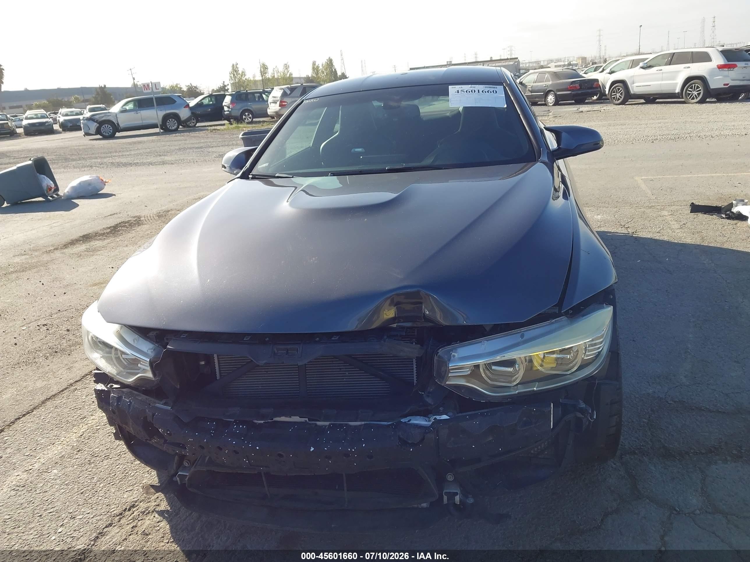 2015 Bmw M4 Gray vin: WBS3R9C52FK331750