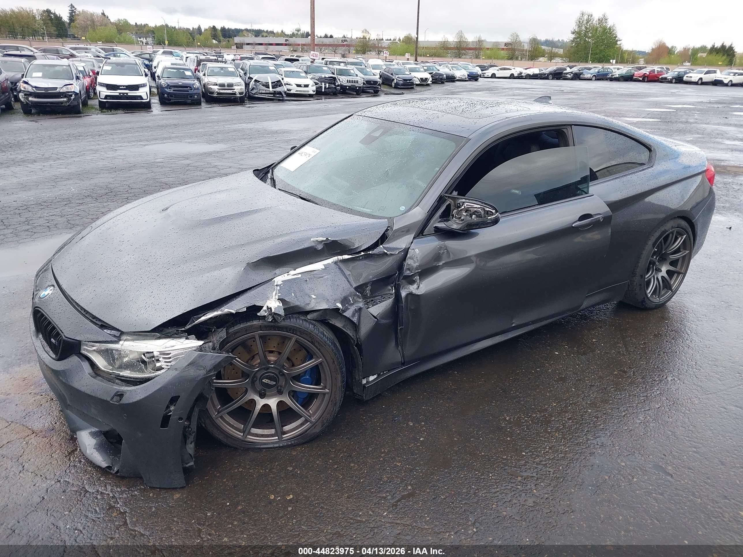 2015 Bmw M4   Black vin: WBS3R9C52FK331926