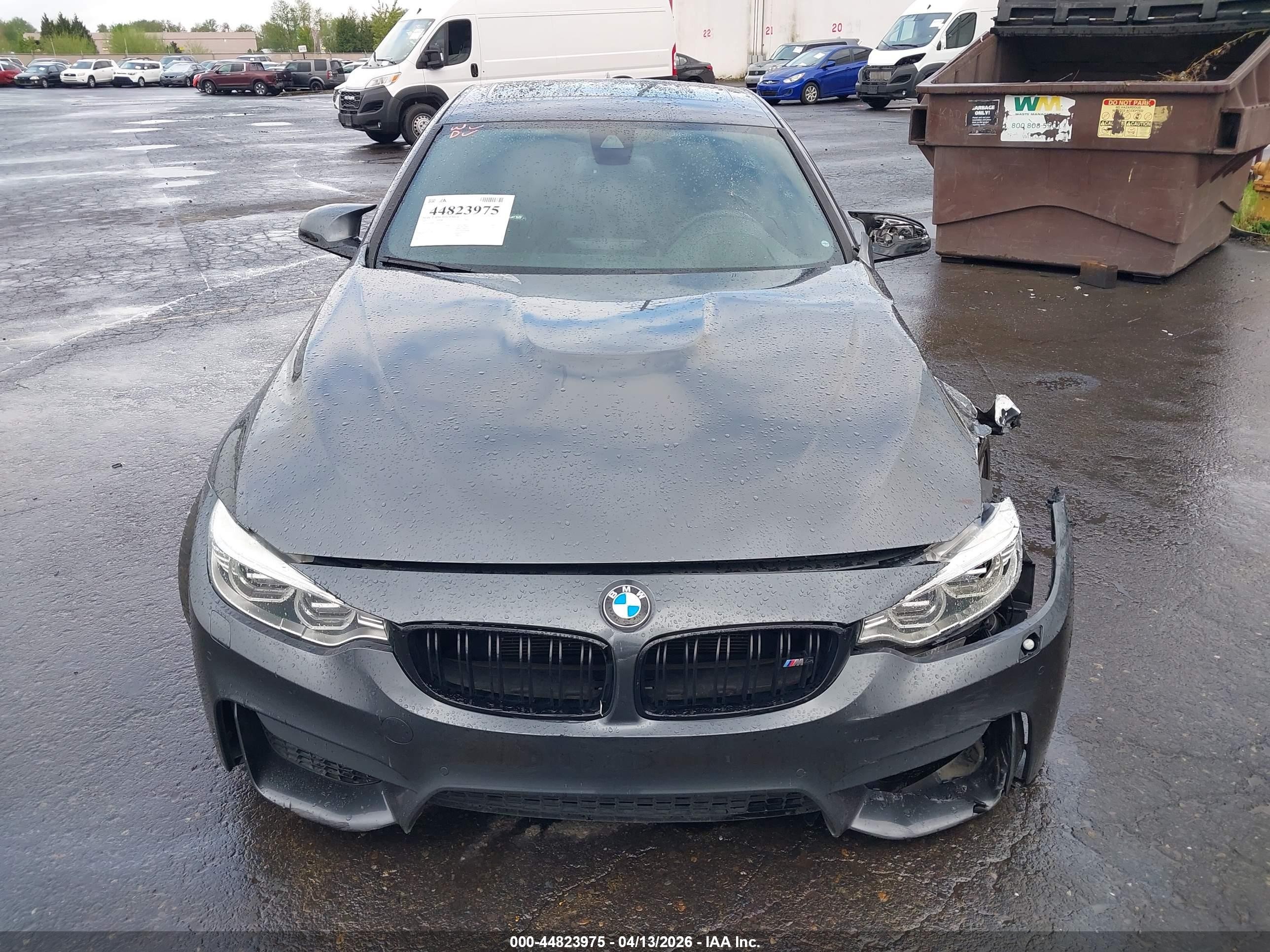 2015 Bmw M4   Black vin: WBS3R9C52FK331926