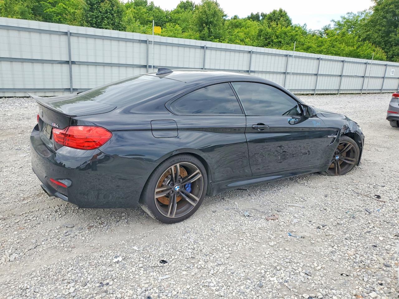 2015 Bmw M4 Black vin: WBS3R9C52FK334163