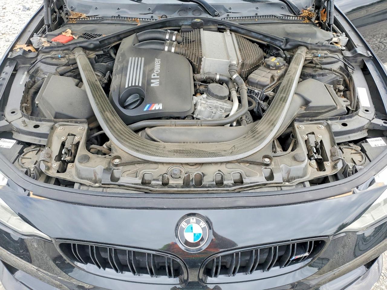 2015 Bmw M4 Black vin: WBS3R9C52FK334163