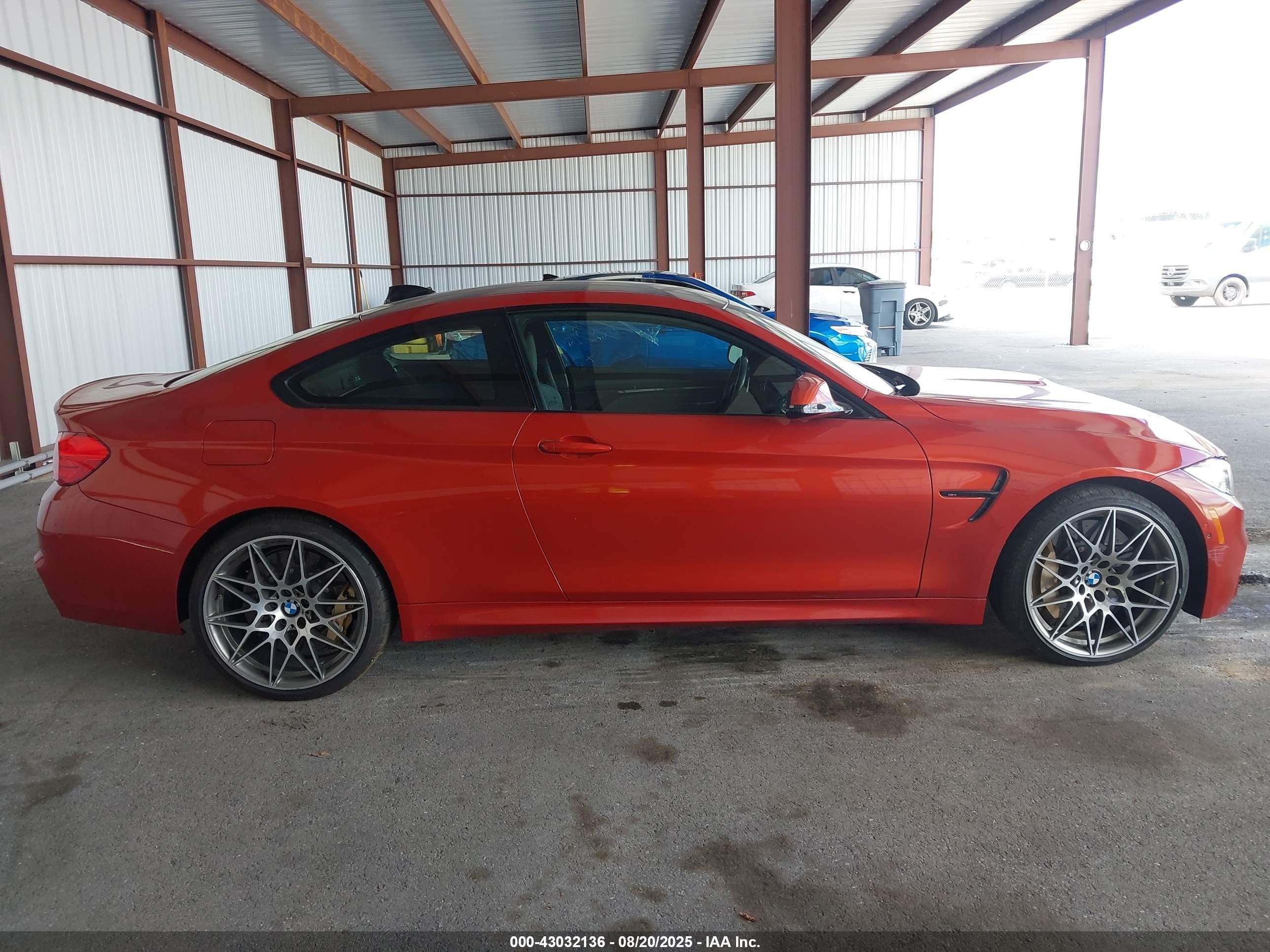 2017 Bmw M4   Orange vin: WBS3R9C52HK709181