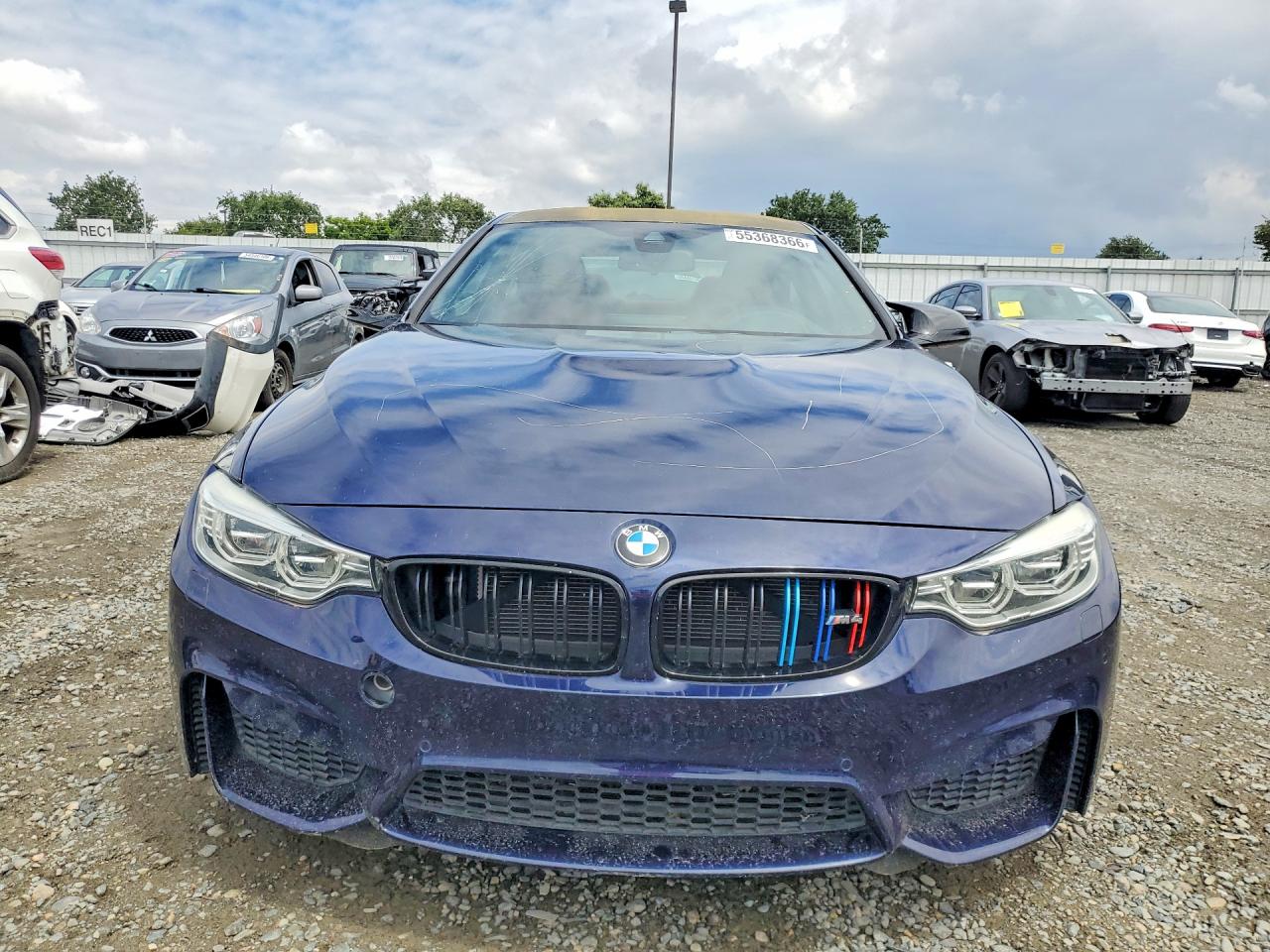 2015 Bmw M4 Blue vin: WBS3R9C53FK330588