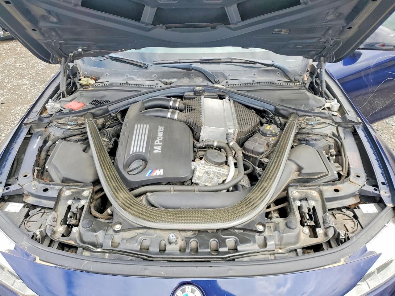 2015 Bmw M4 Blue vin: WBS3R9C53FK330588