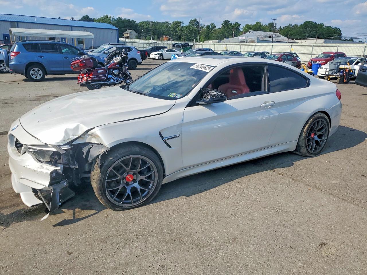 2015 Bmw M4 Белый vin: WBS3R9C53FK332535