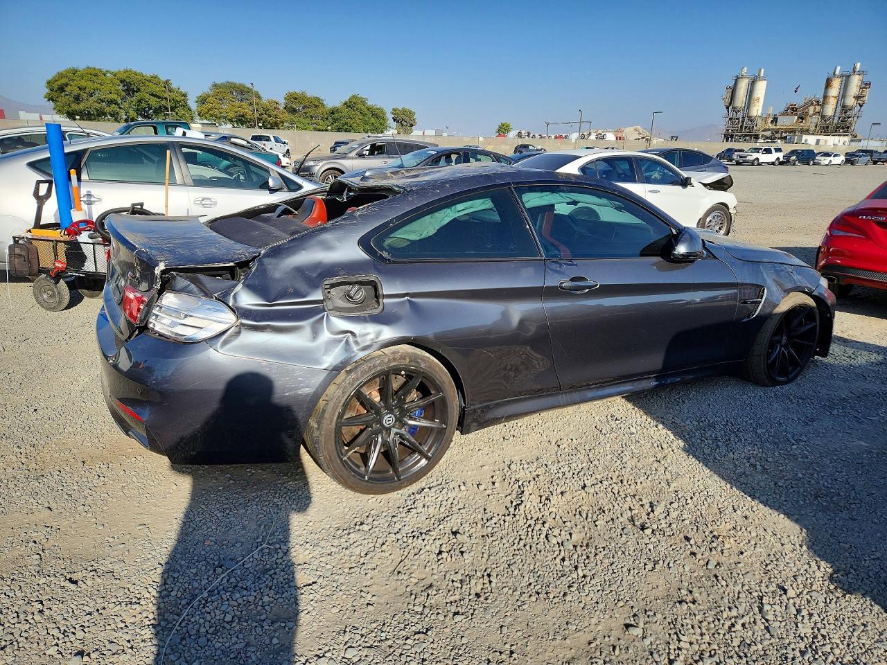 2015 Bmw M4 Silver vin: WBS3R9C53FK333006