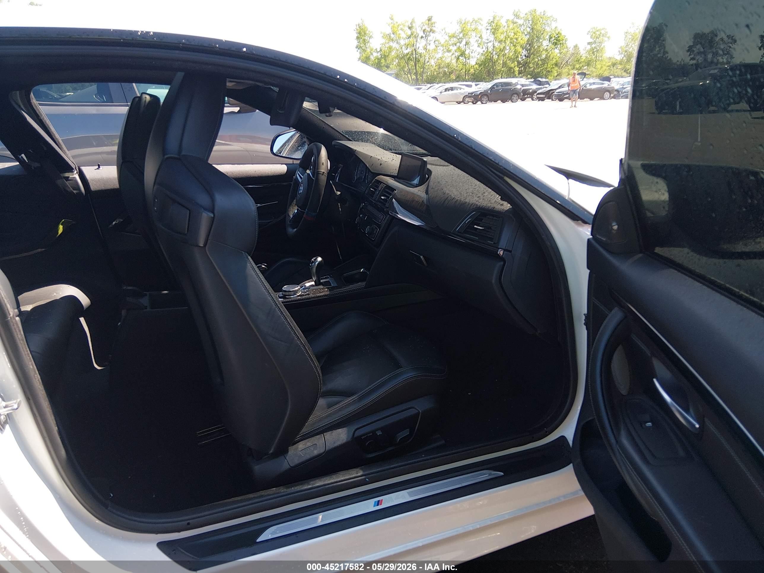 2015 Bmw M4 White vin: WBS3R9C54FK331216