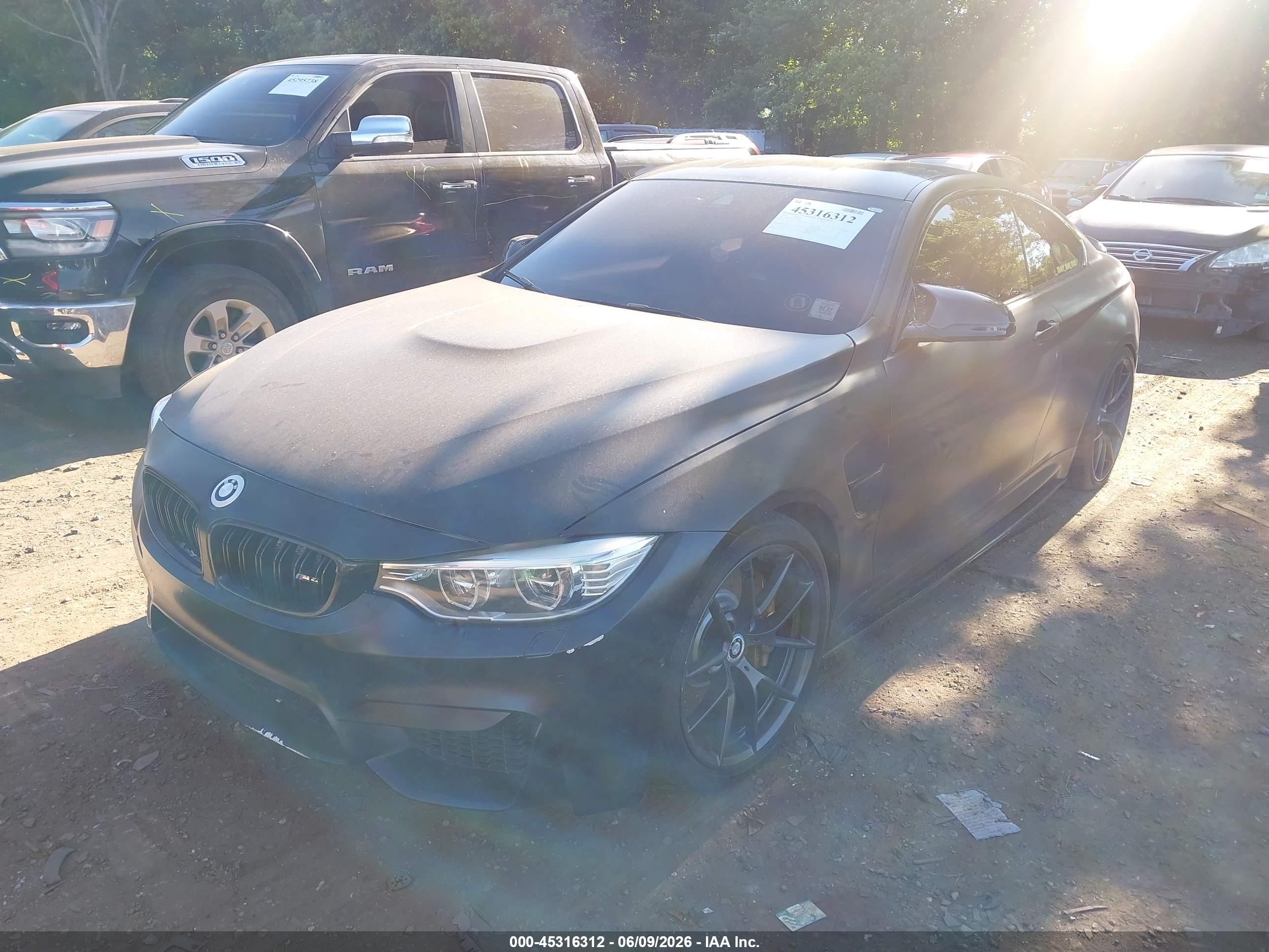 2015 Bmw M4   Black vin: WBS3R9C55FK329507