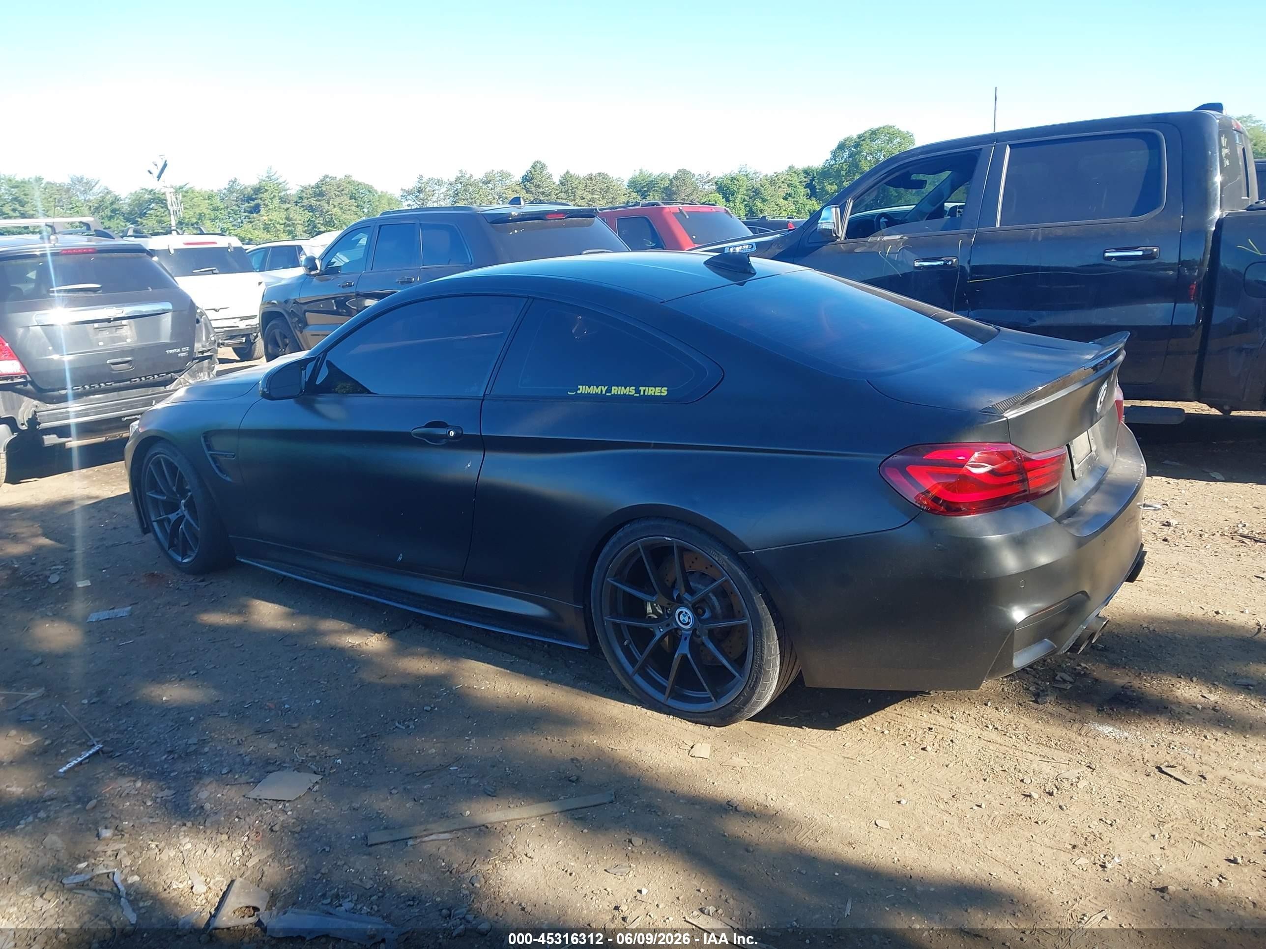 2015 Bmw M4   Black vin: WBS3R9C55FK329507