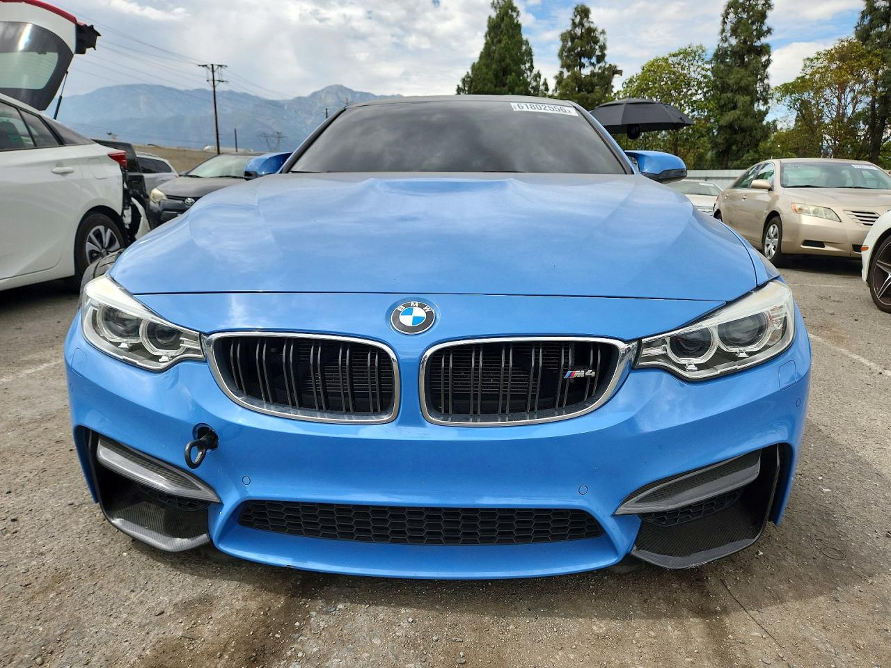 2015 Bmw M4 Синий vin: WBS3R9C55FK329961