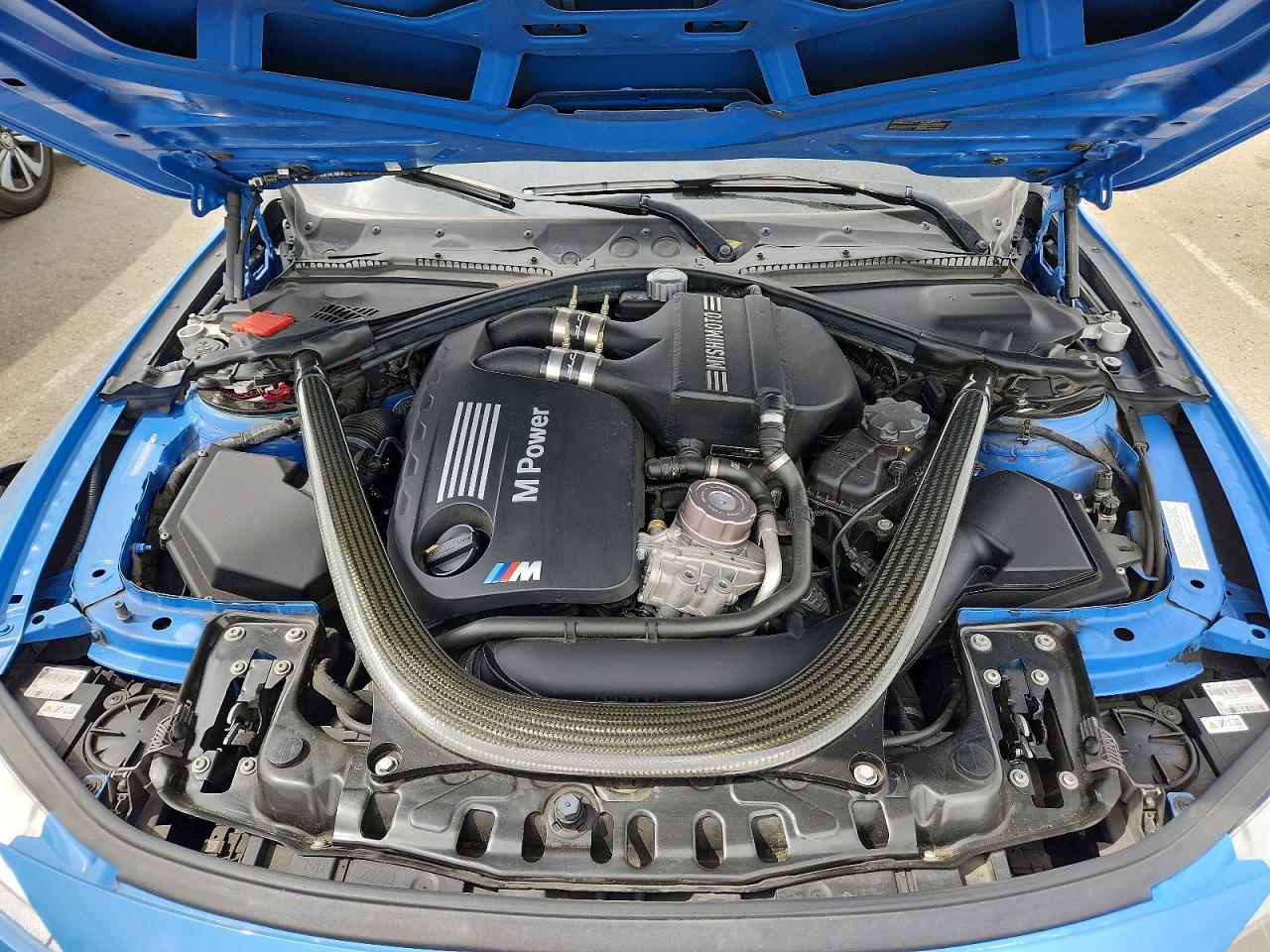 2015 Bmw M4 Синий vin: WBS3R9C55FK329961