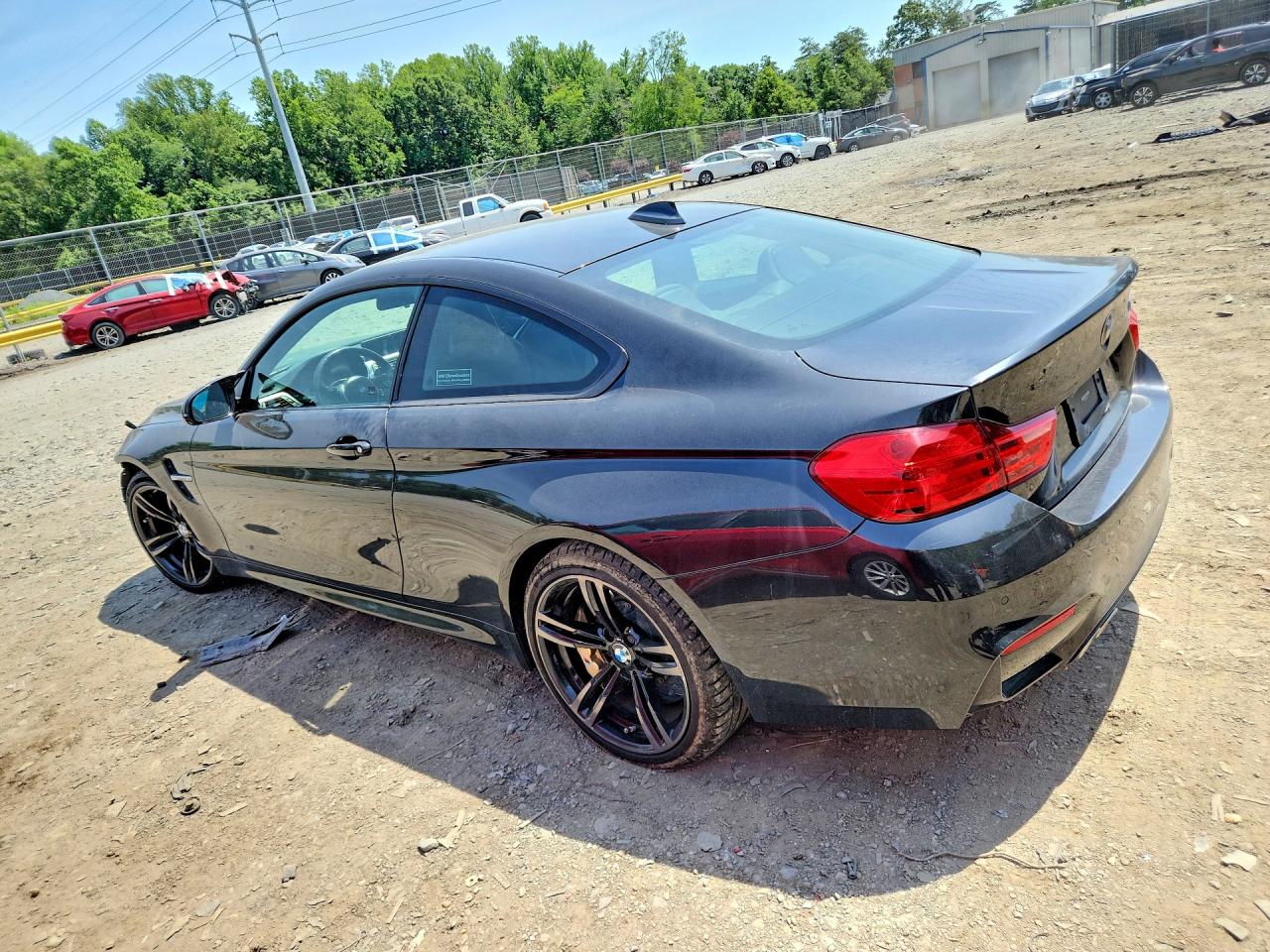 2015 Bmw M4 Black vin: WBS3R9C55FK331046