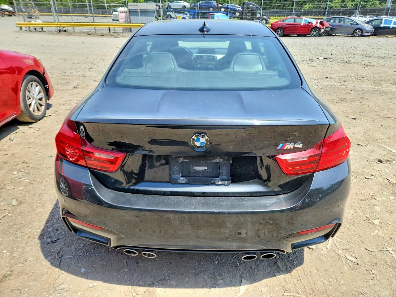 2015 Bmw M4 Black vin: WBS3R9C55FK331046