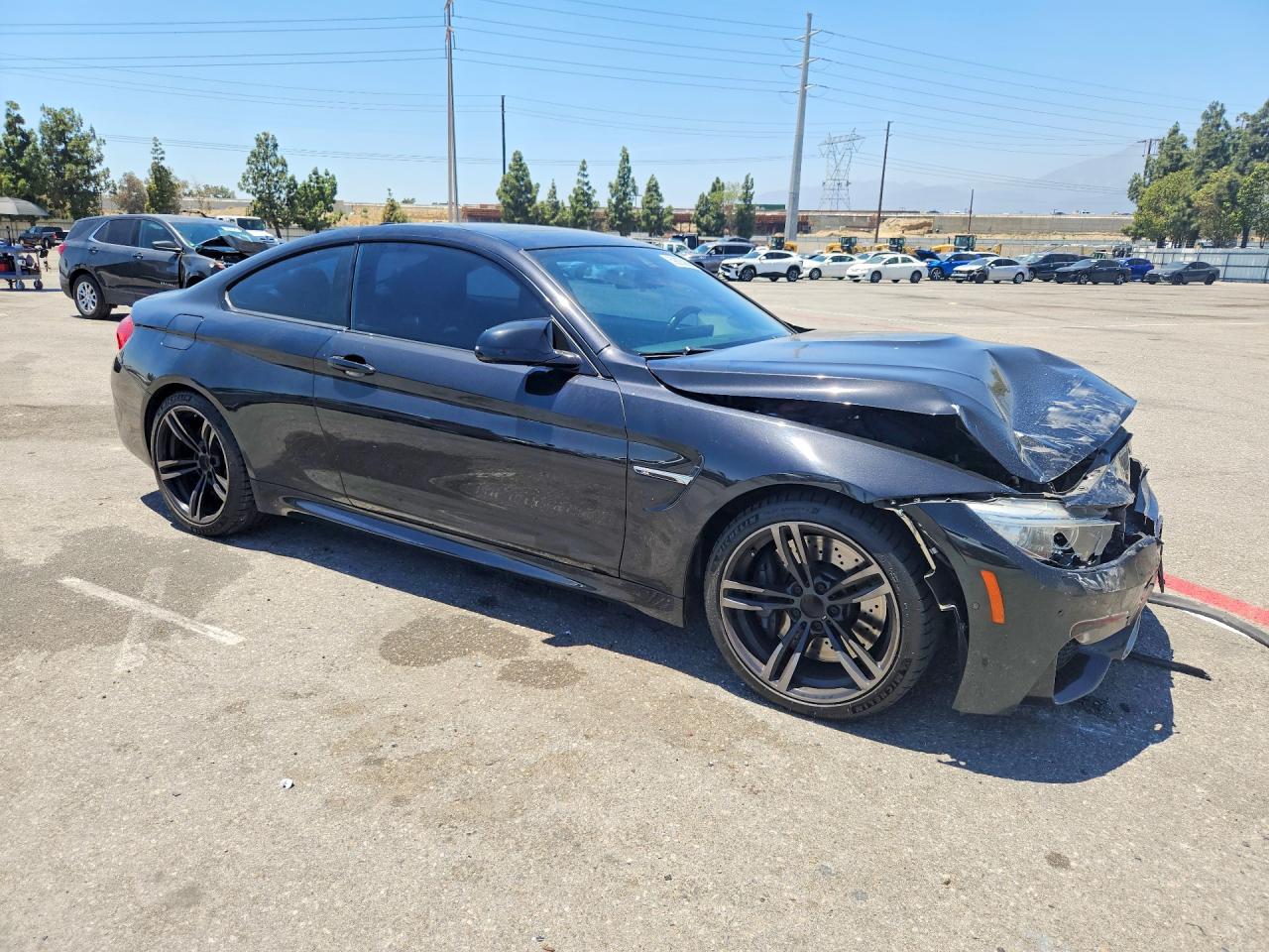 2015 Bmw M4 Черный vin: WBS3R9C56FK330908