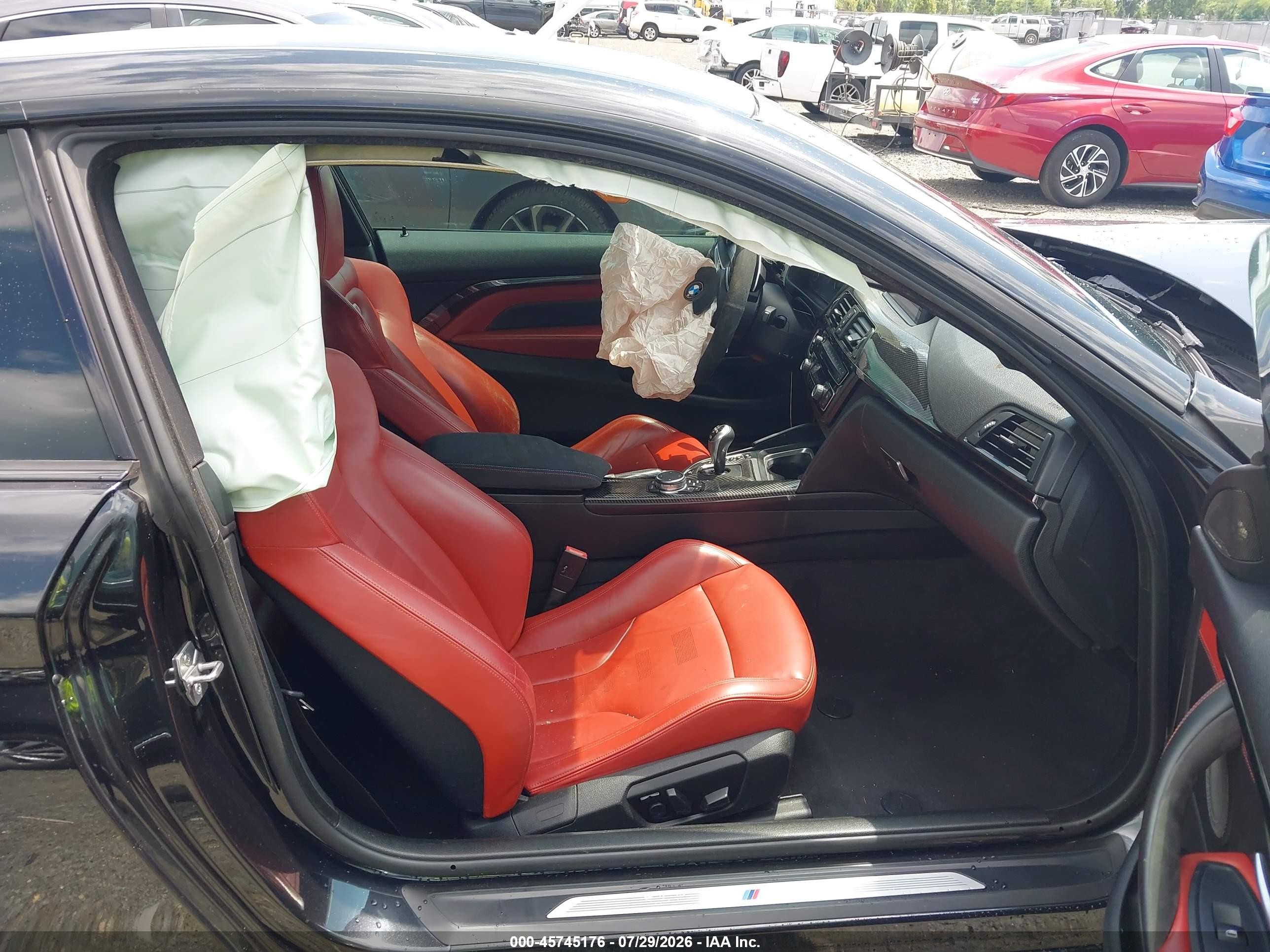 2015 Bmw M4 Black vin: WBS3R9C56FK331475