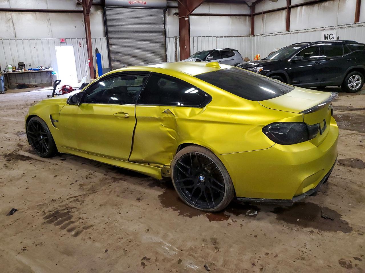 2015 Bmw M4 Green vin: WBS3R9C56FK332643