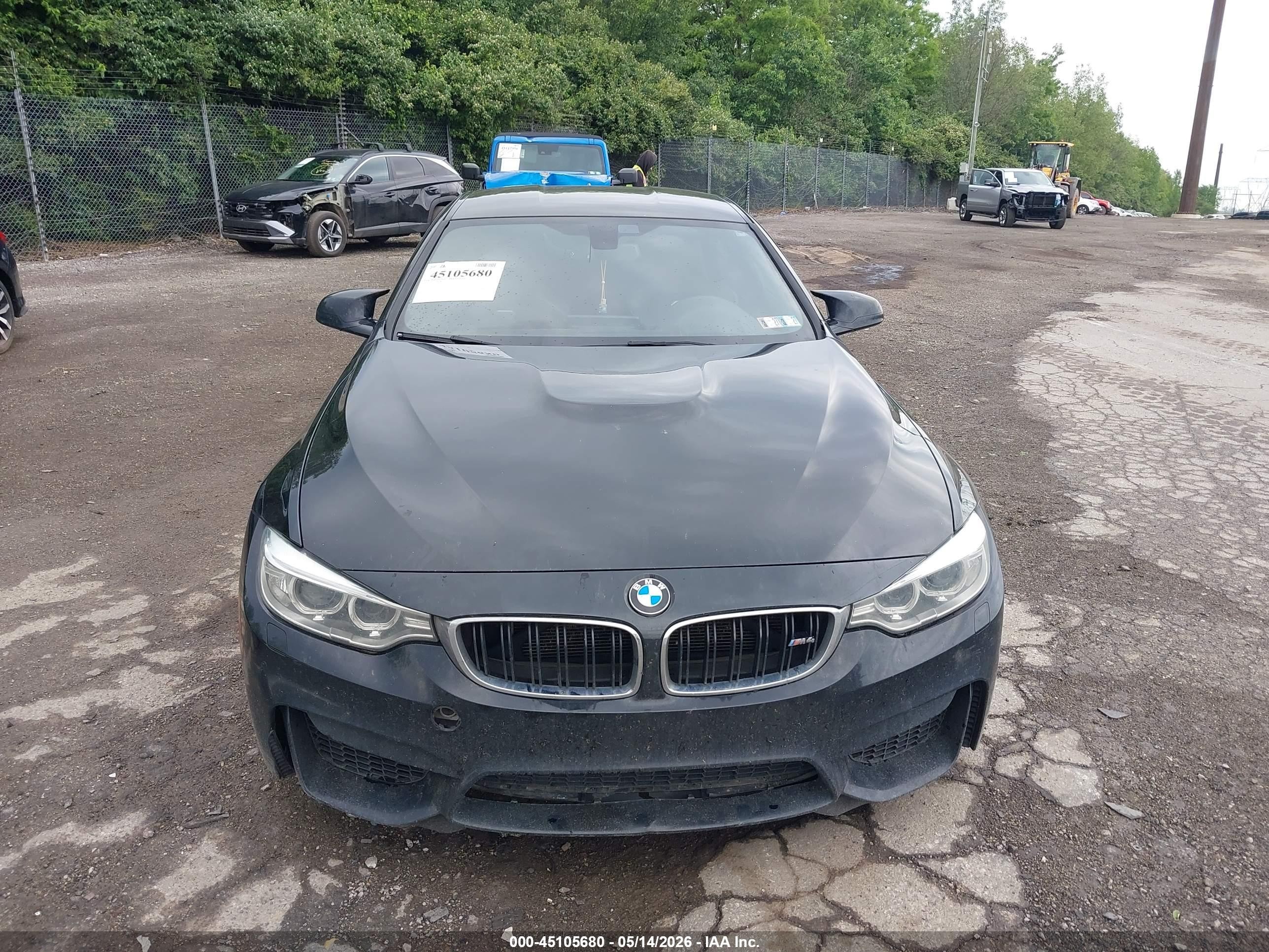 2016 Bmw M4   Black vin: WBS3R9C56GK336161