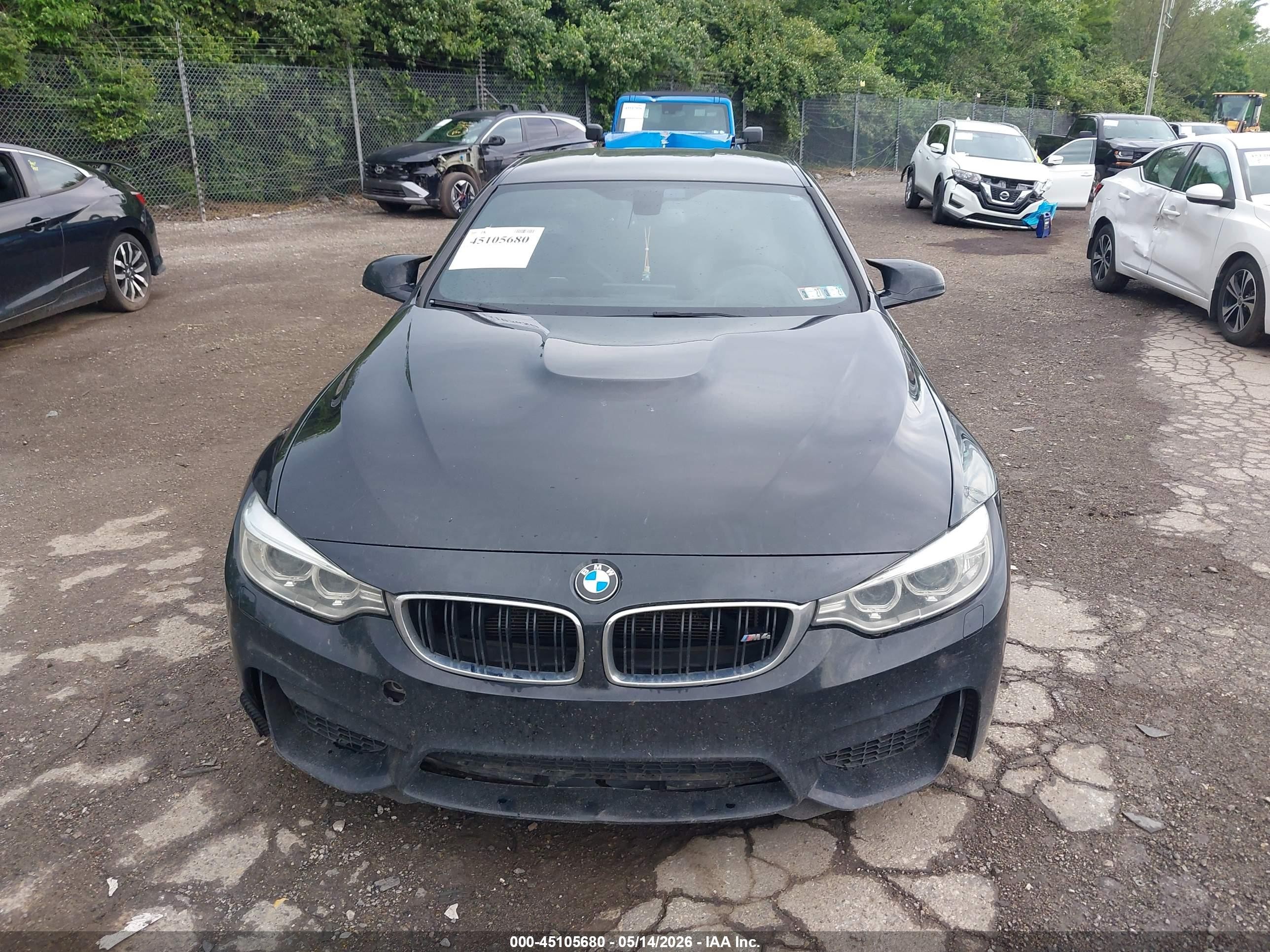 2016 Bmw M4   Black vin: WBS3R9C56GK336161