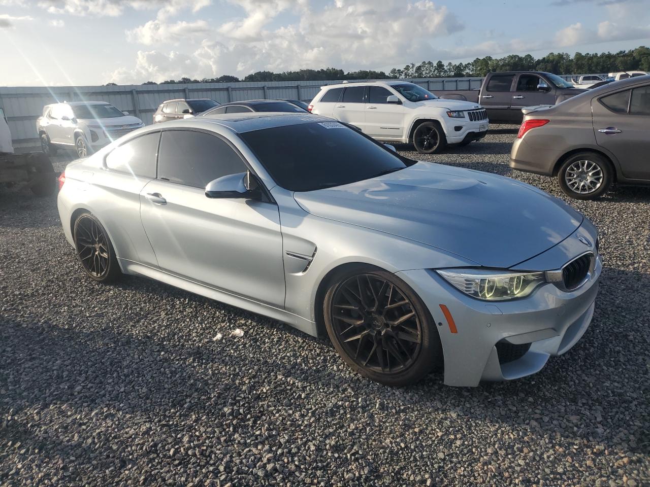 2015 Bmw M4 Silver vin: WBS3R9C58FF708851