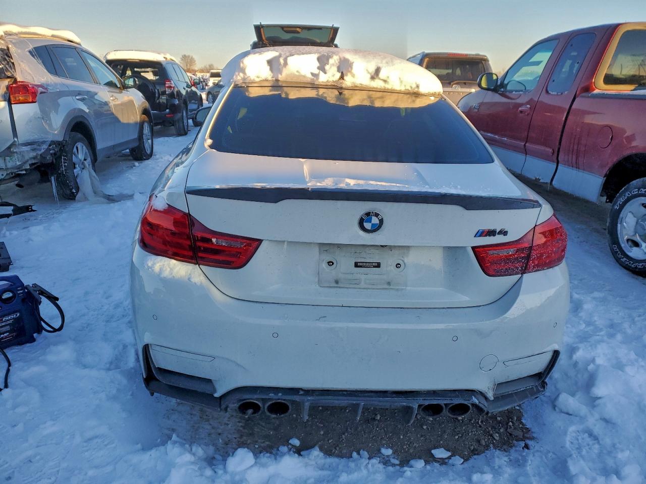 2015 Bmw Motorrad M4 White vin: WBS3R9C58FF708896
