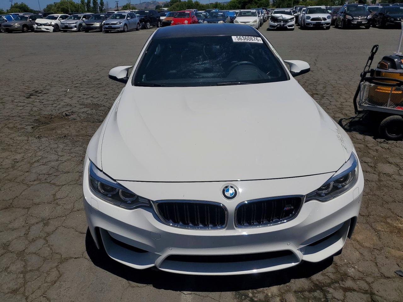 2015 Bmw M4 Белый vin: WBS3R9C58FK330070