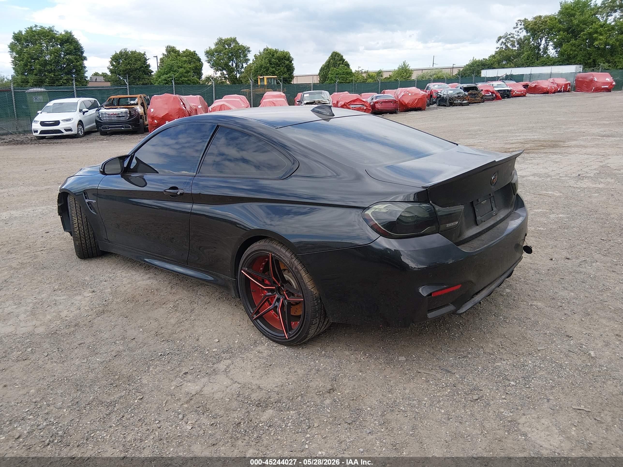 2015 Bmw M4   Black vin: WBS3R9C58FK331185