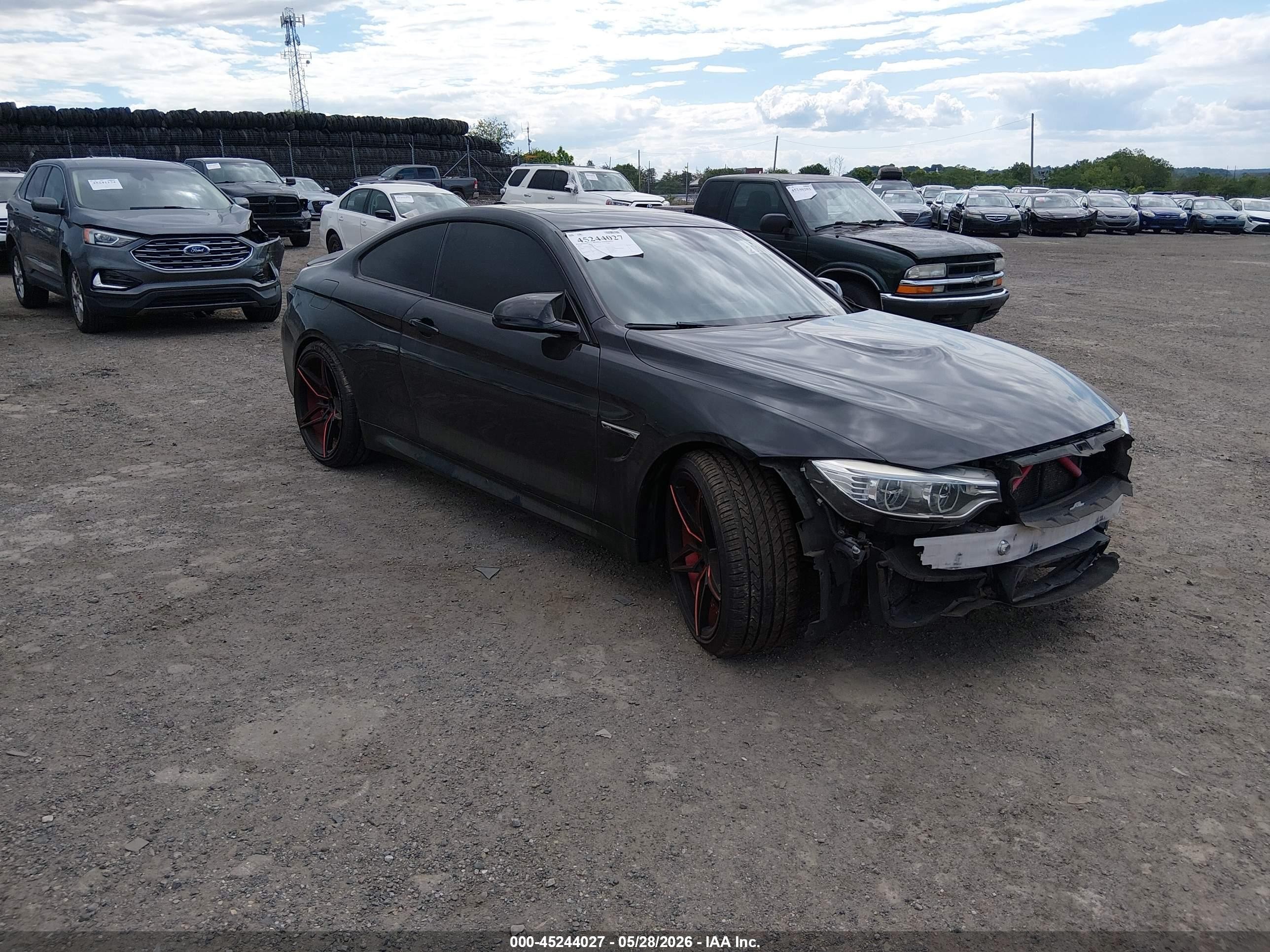 2015 Bmw M4   Black vin: WBS3R9C58FK331185