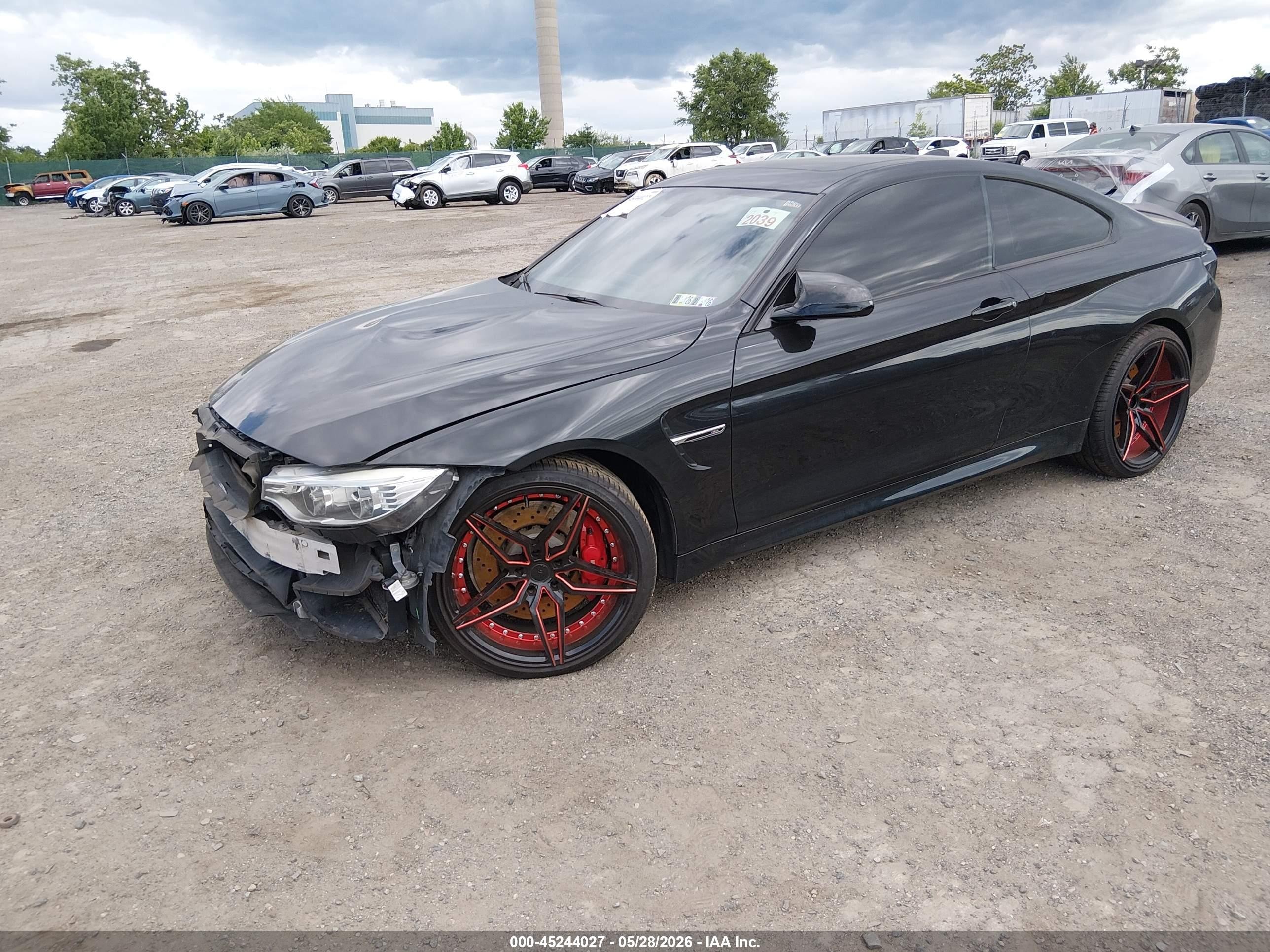 2015 Bmw M4   Black vin: WBS3R9C58FK331185