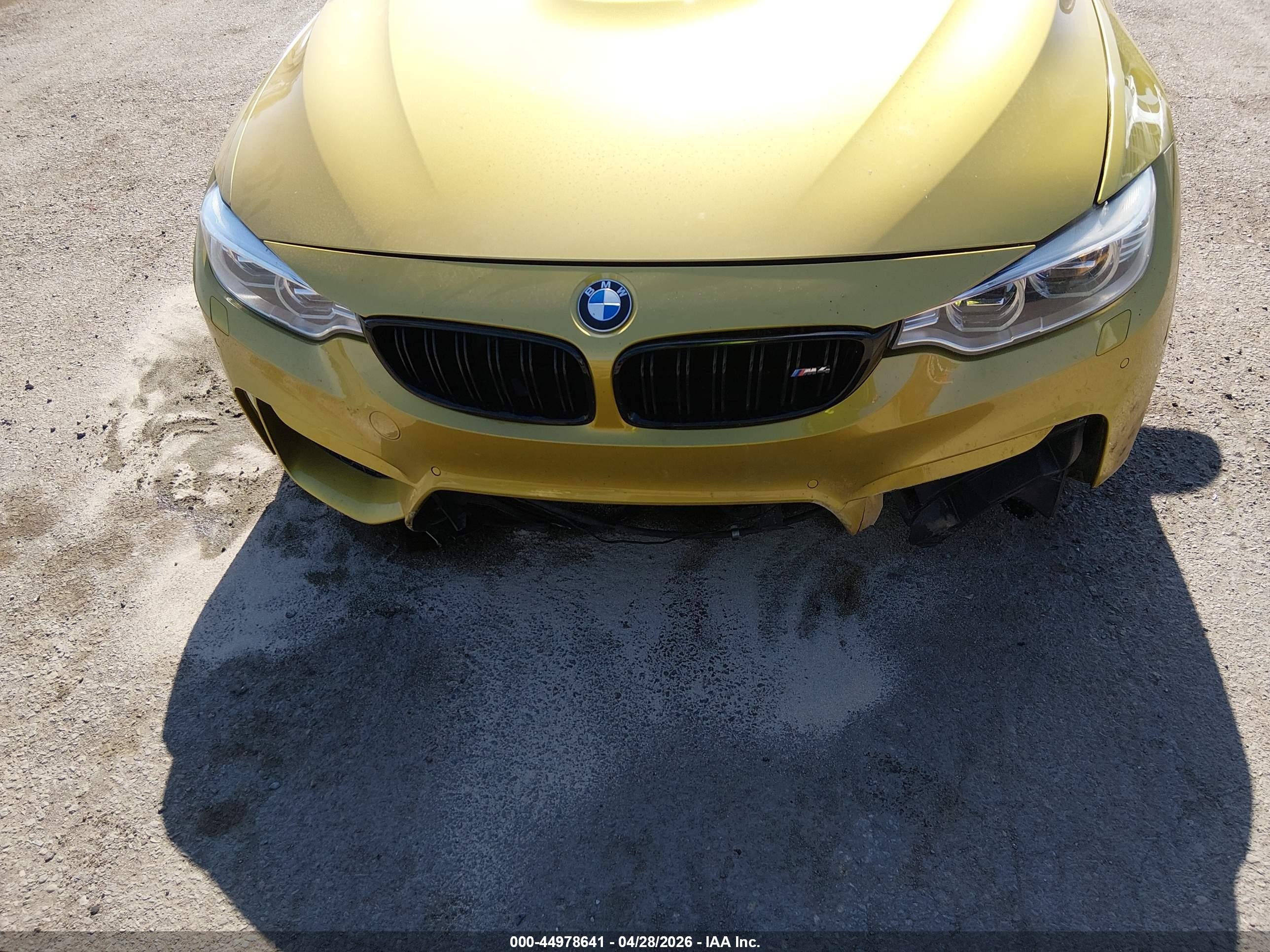 2015 Bmw M4 Green vin: WBS3R9C59FK331681