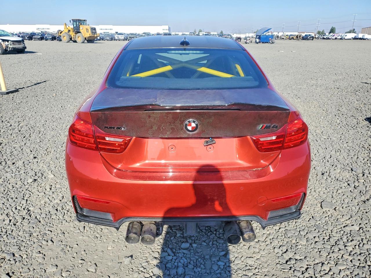 2015 Bmw M4 Orange vin: WBS3R9C59FK332247