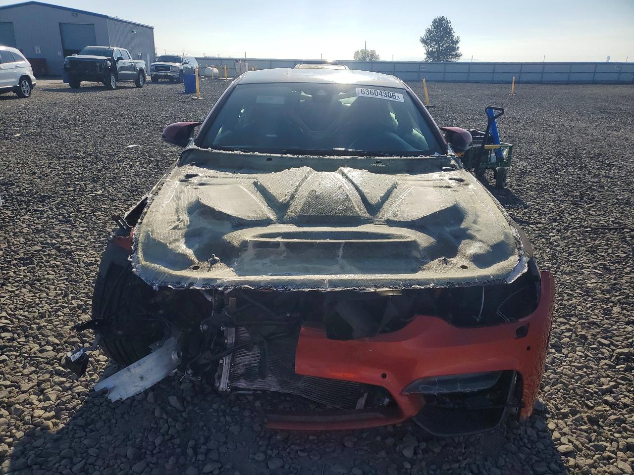 2015 Bmw M4 Orange vin: WBS3R9C59FK332247