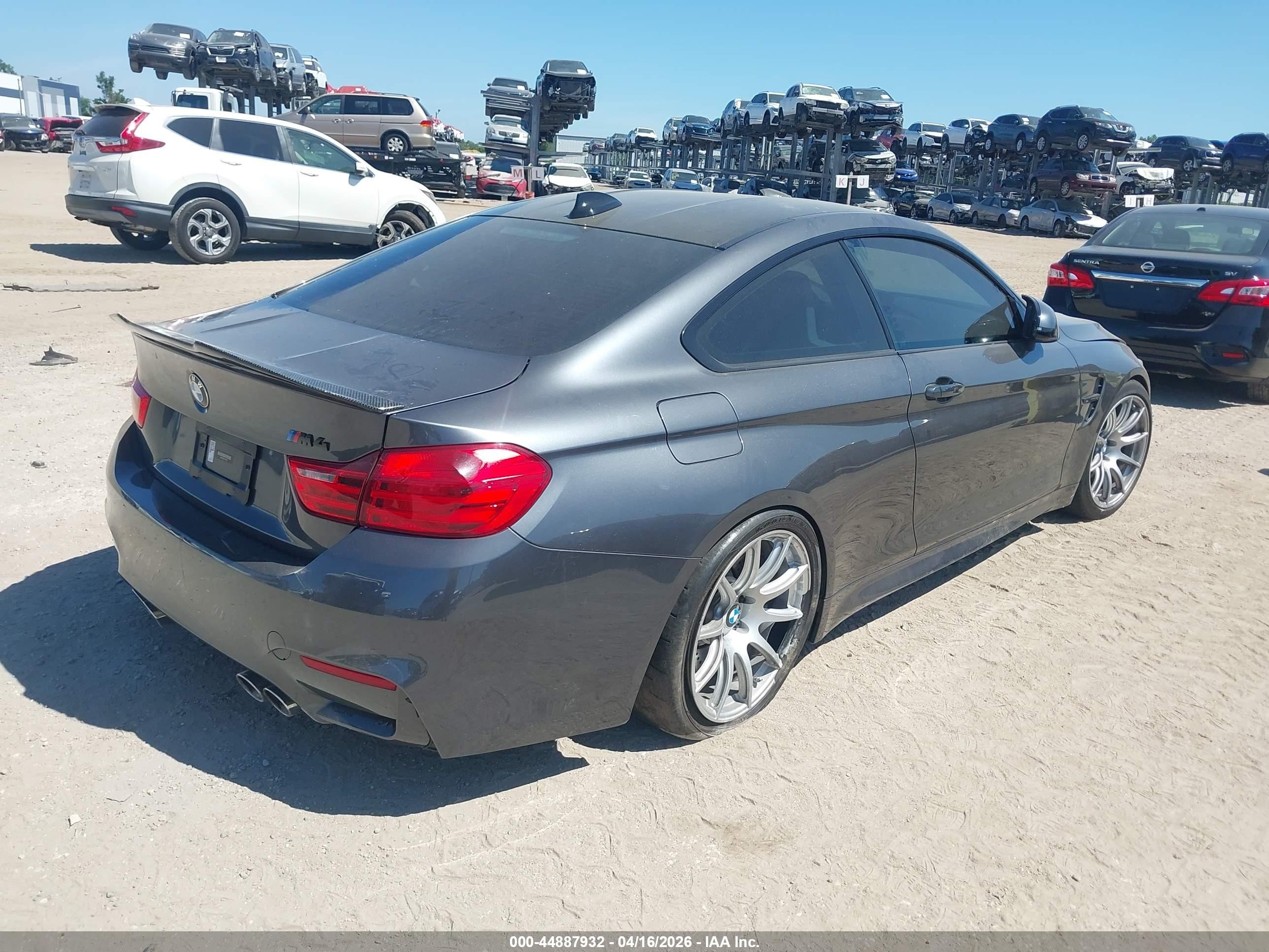 2015 Bmw M4   Gray vin: WBS3R9C59FK332457