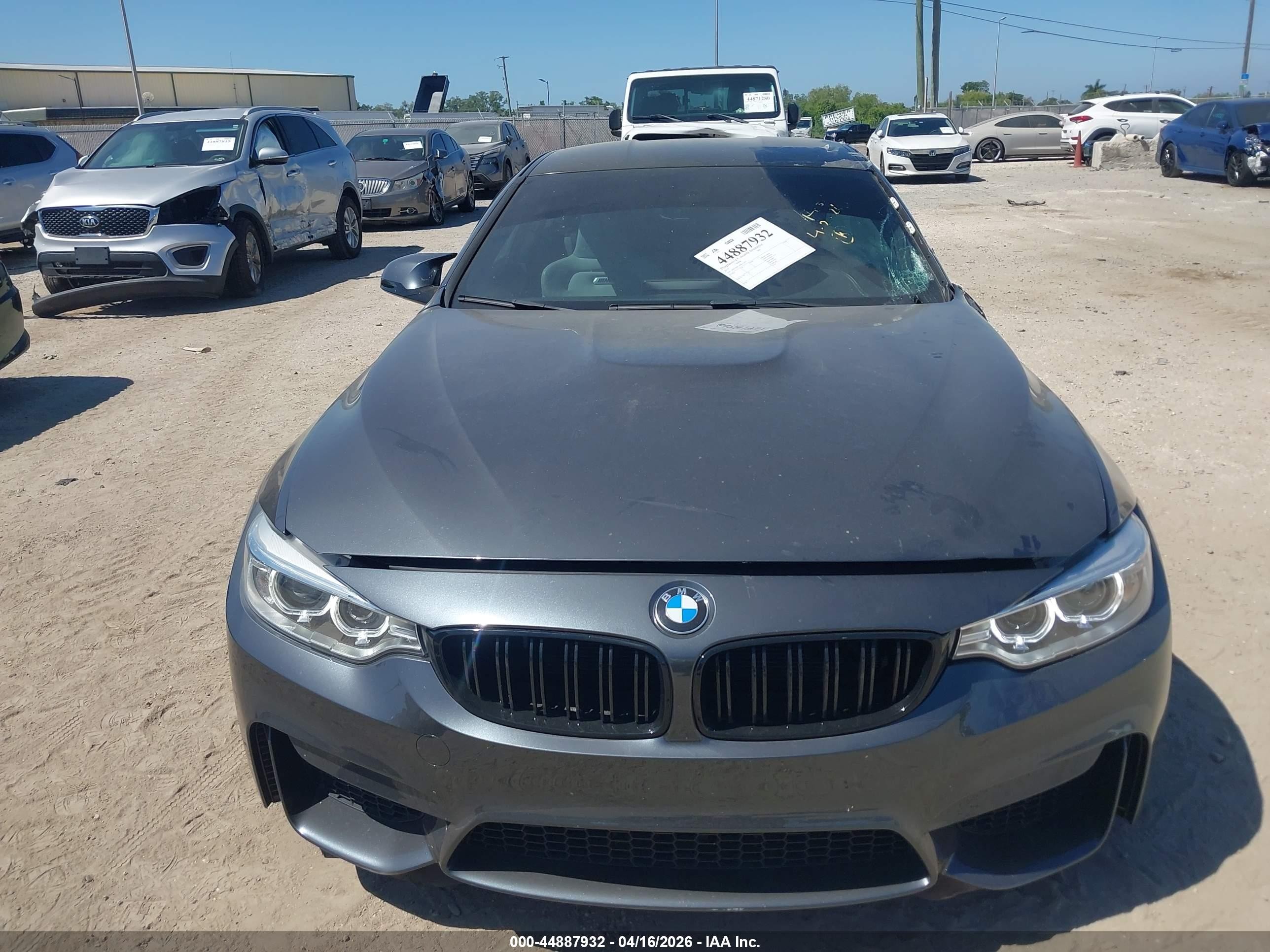 2015 Bmw M4   Gray vin: WBS3R9C59FK332457