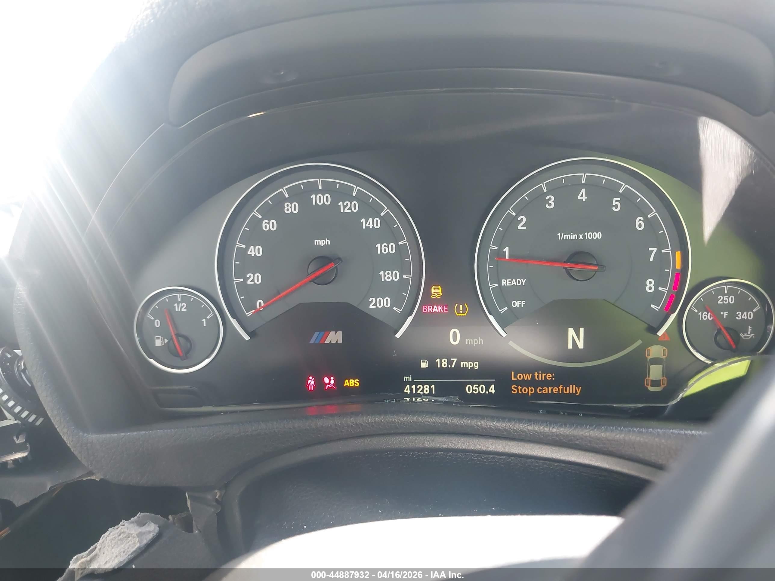 2015 Bmw M4   Gray vin: WBS3R9C59FK332457