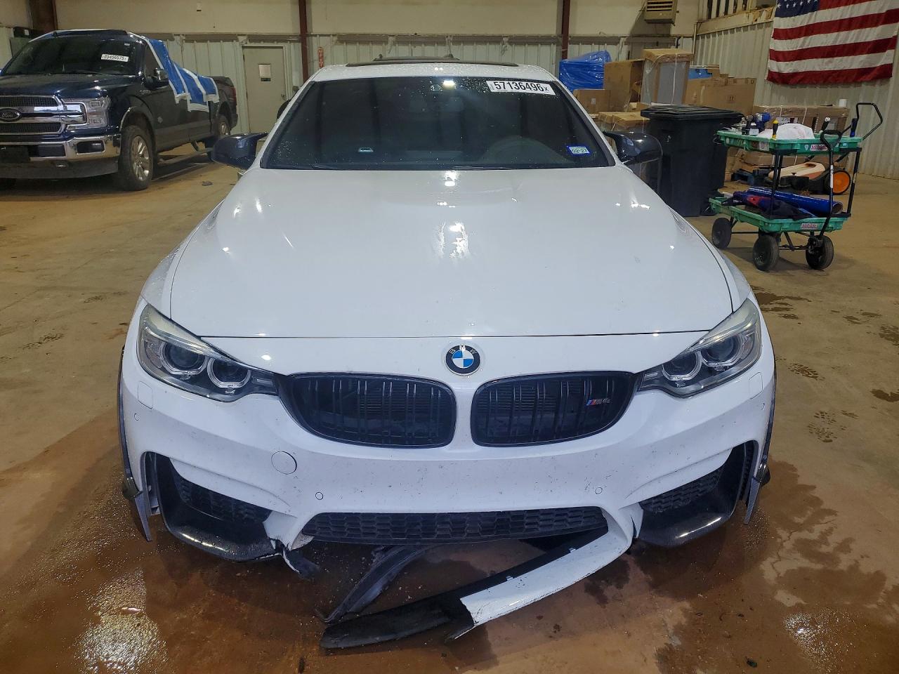 2015 Bmw M4 Белый vin: WBS3R9C59FK333169